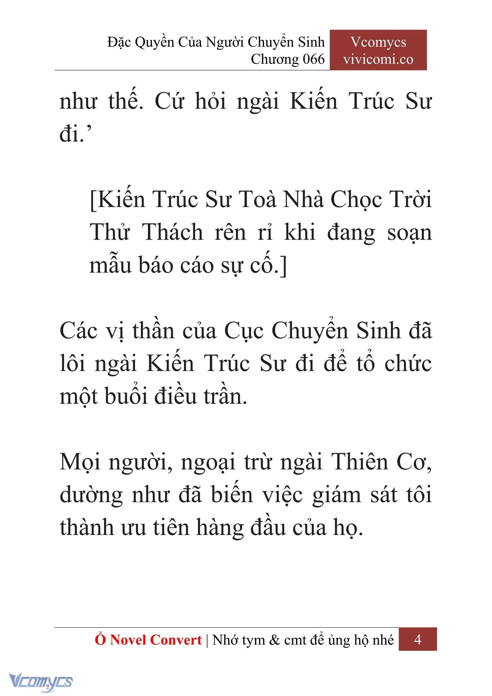 [Novel] Đặc Quyền Của Người Chuyển Sinh Chapter 66 - Trang 7