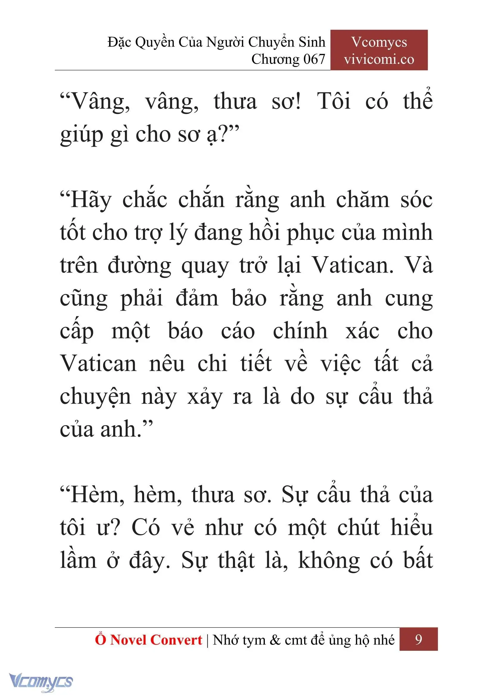 [Novel] Đặc Quyền Của Người Chuyển Sinh Chapter 67 - Trang 12