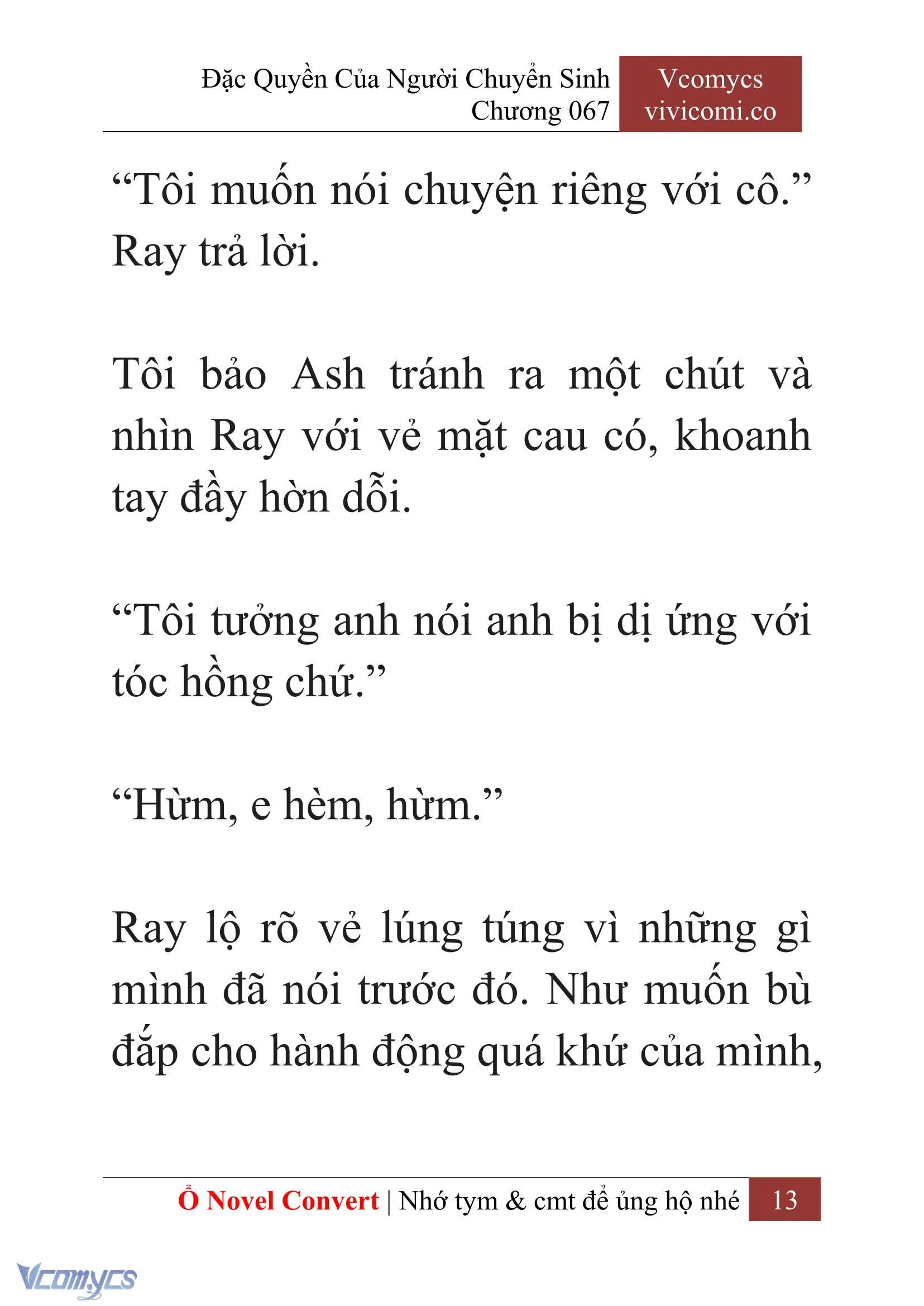 [Novel] Đặc Quyền Của Người Chuyển Sinh Chapter 67 - Trang 16