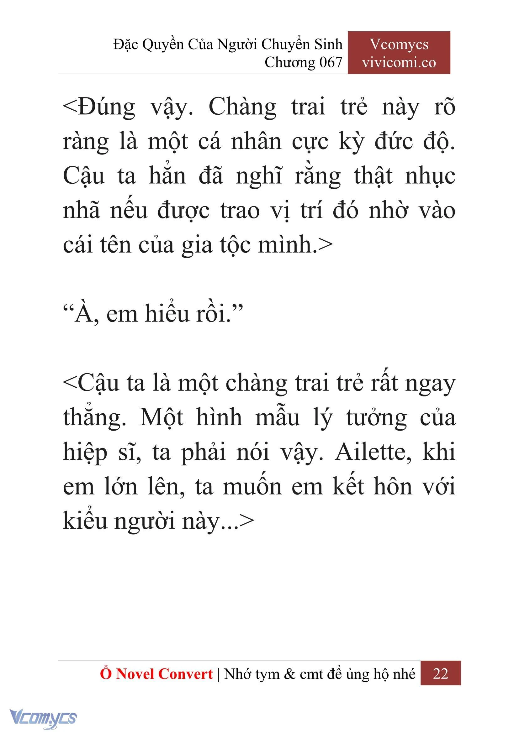 [Novel] Đặc Quyền Của Người Chuyển Sinh Chapter 67 - Trang 25