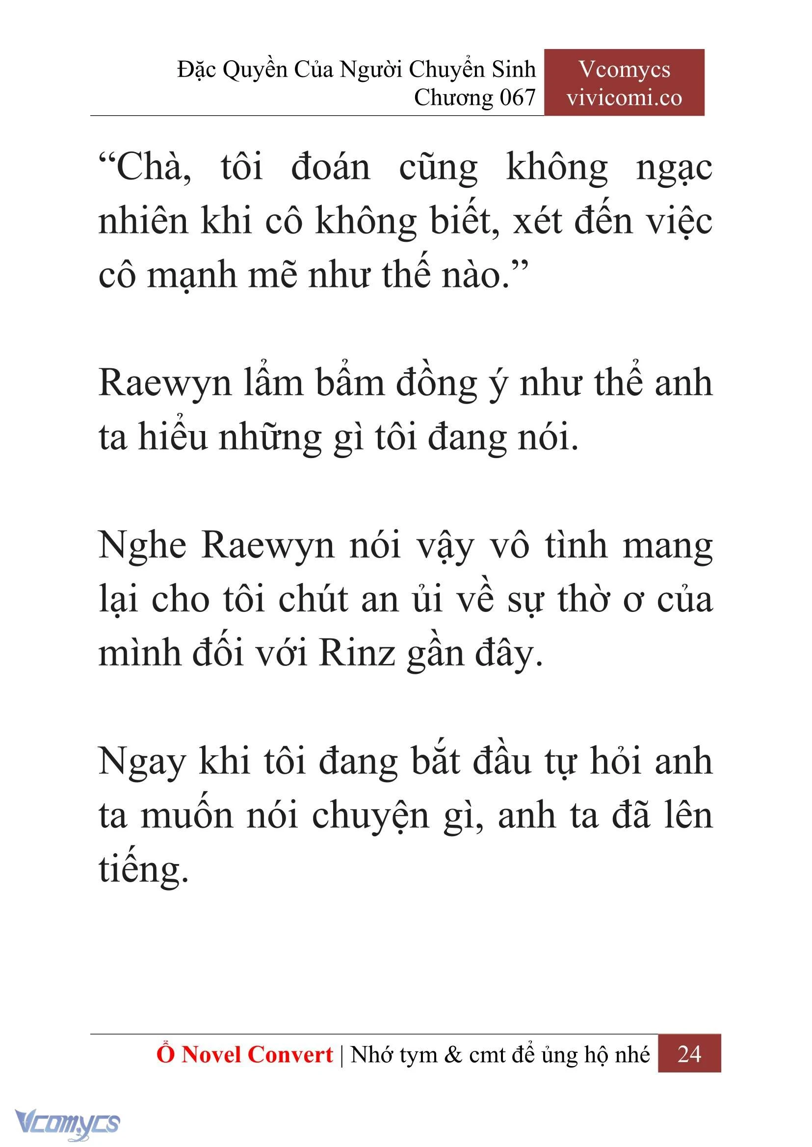 [Novel] Đặc Quyền Của Người Chuyển Sinh Chapter 67 - Trang 27