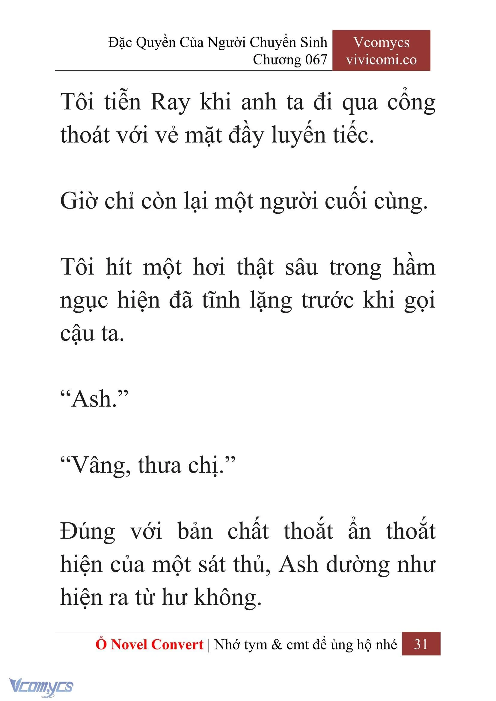 [Novel] Đặc Quyền Của Người Chuyển Sinh Chapter 67 - Trang 34