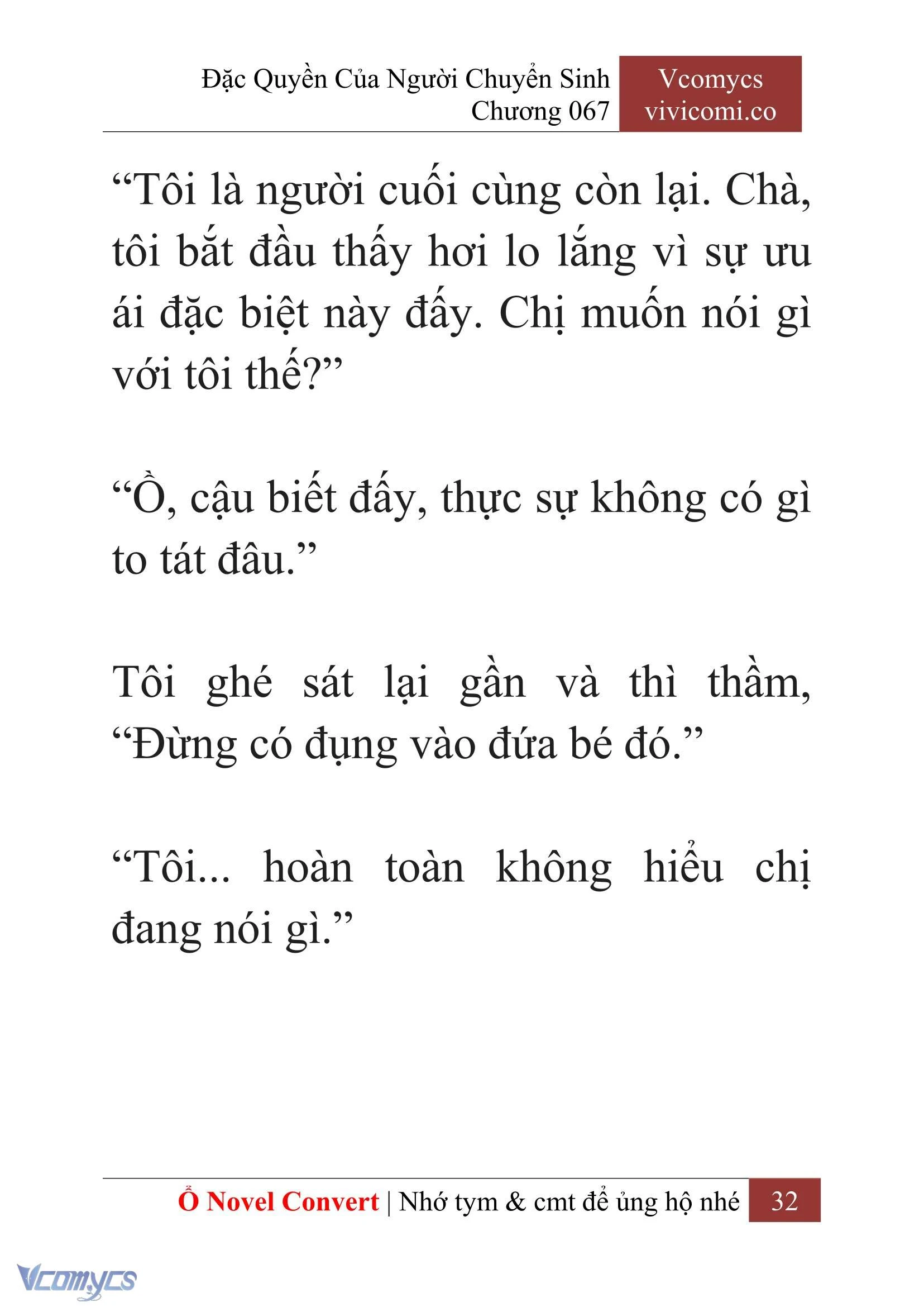[Novel] Đặc Quyền Của Người Chuyển Sinh Chapter 67 - Trang 35