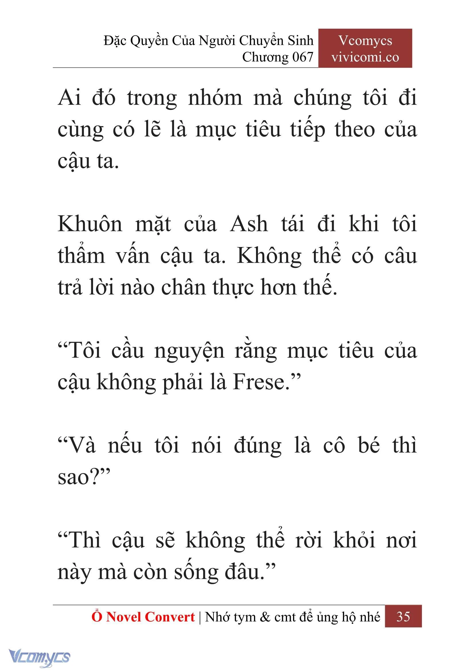 [Novel] Đặc Quyền Của Người Chuyển Sinh Chapter 67 - Trang 38