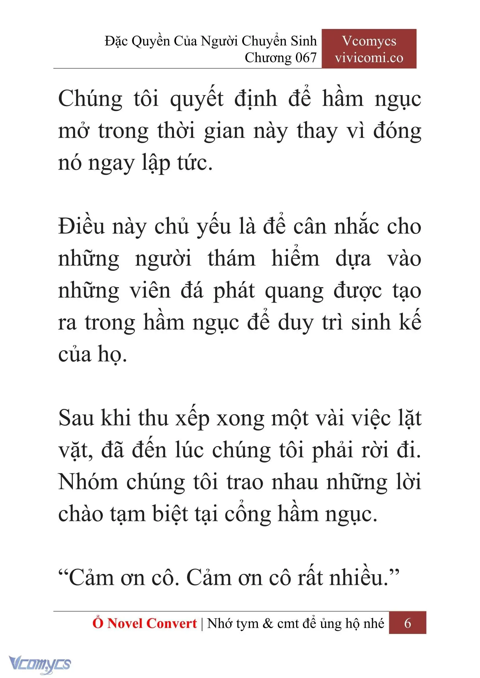 [Novel] Đặc Quyền Của Người Chuyển Sinh Chapter 67 - Trang 9