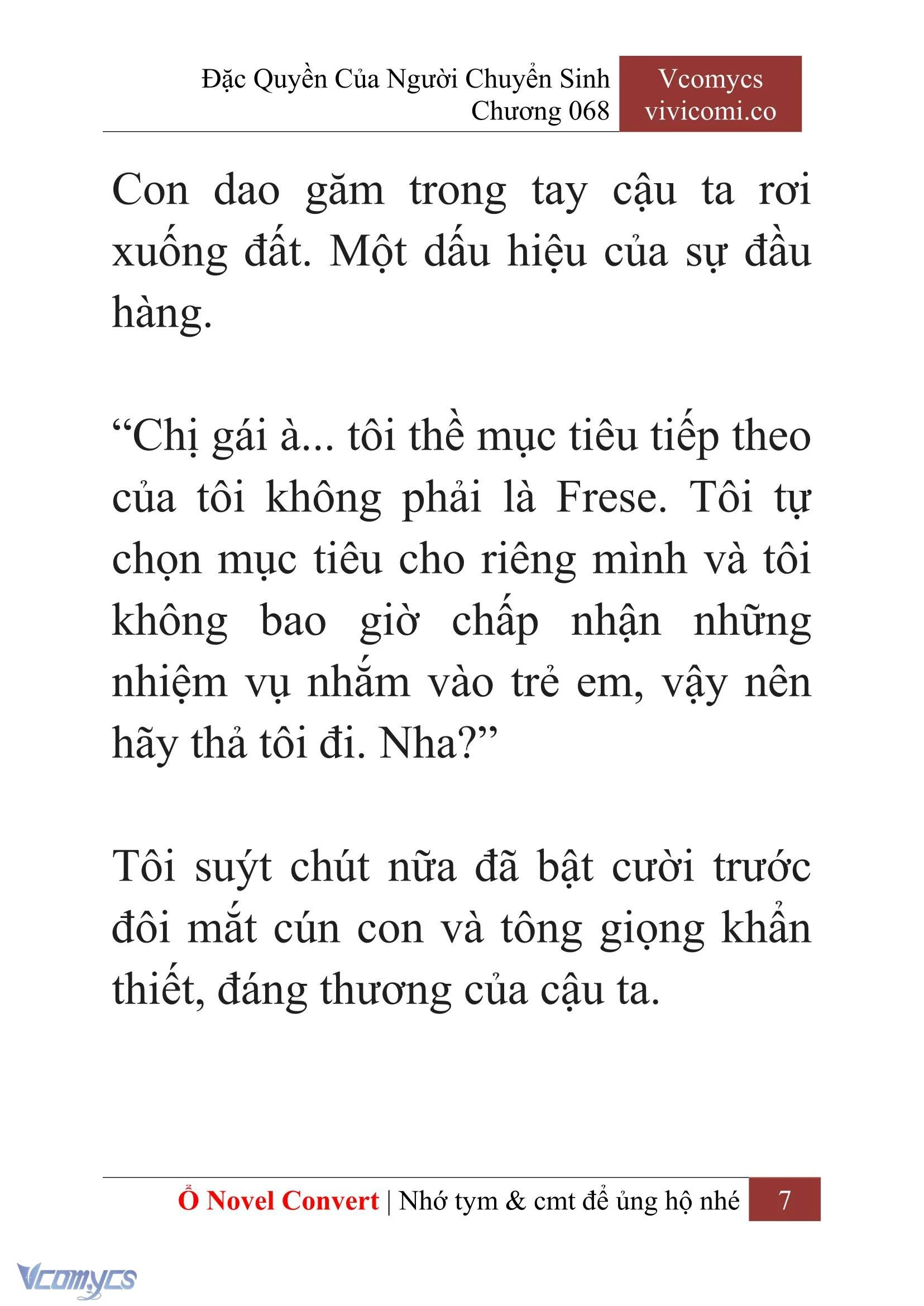 [Novel] Đặc Quyền Của Người Chuyển Sinh Chapter 68 - Trang 10