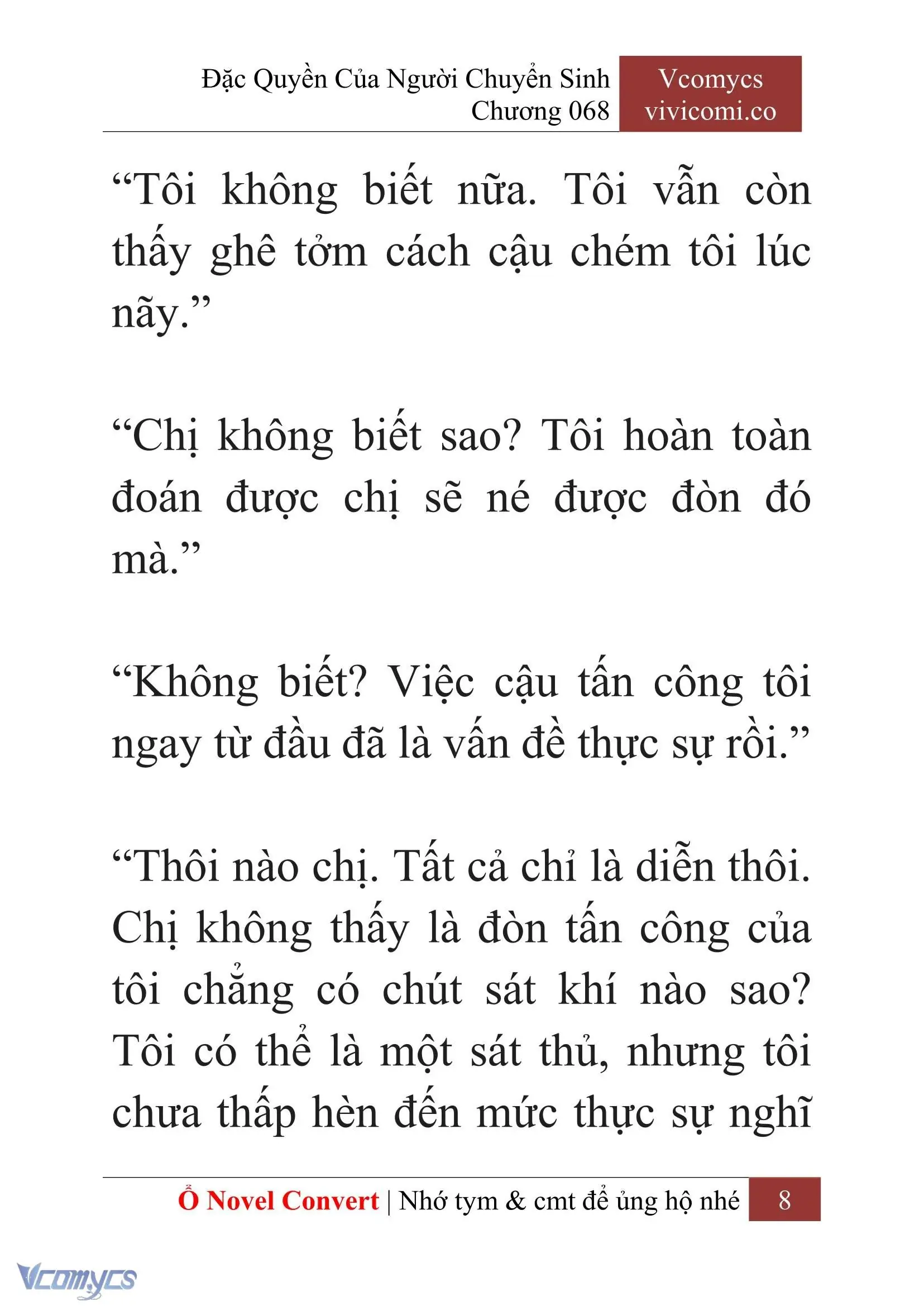 [Novel] Đặc Quyền Của Người Chuyển Sinh Chapter 68 - Trang 11