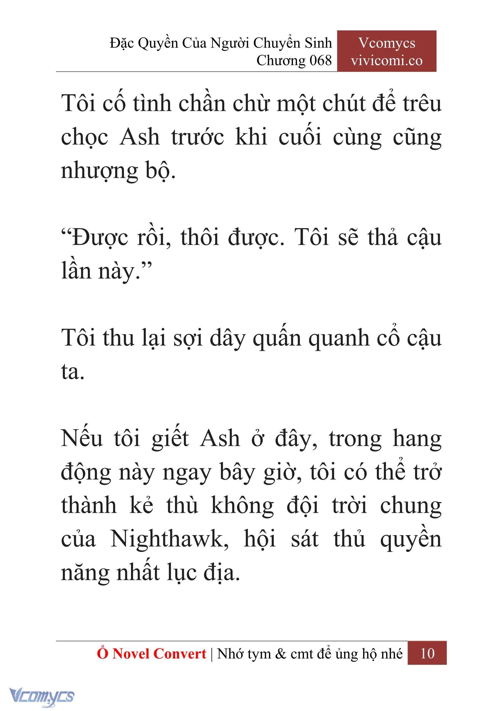 [Novel] Đặc Quyền Của Người Chuyển Sinh Chapter 68 - Trang 13