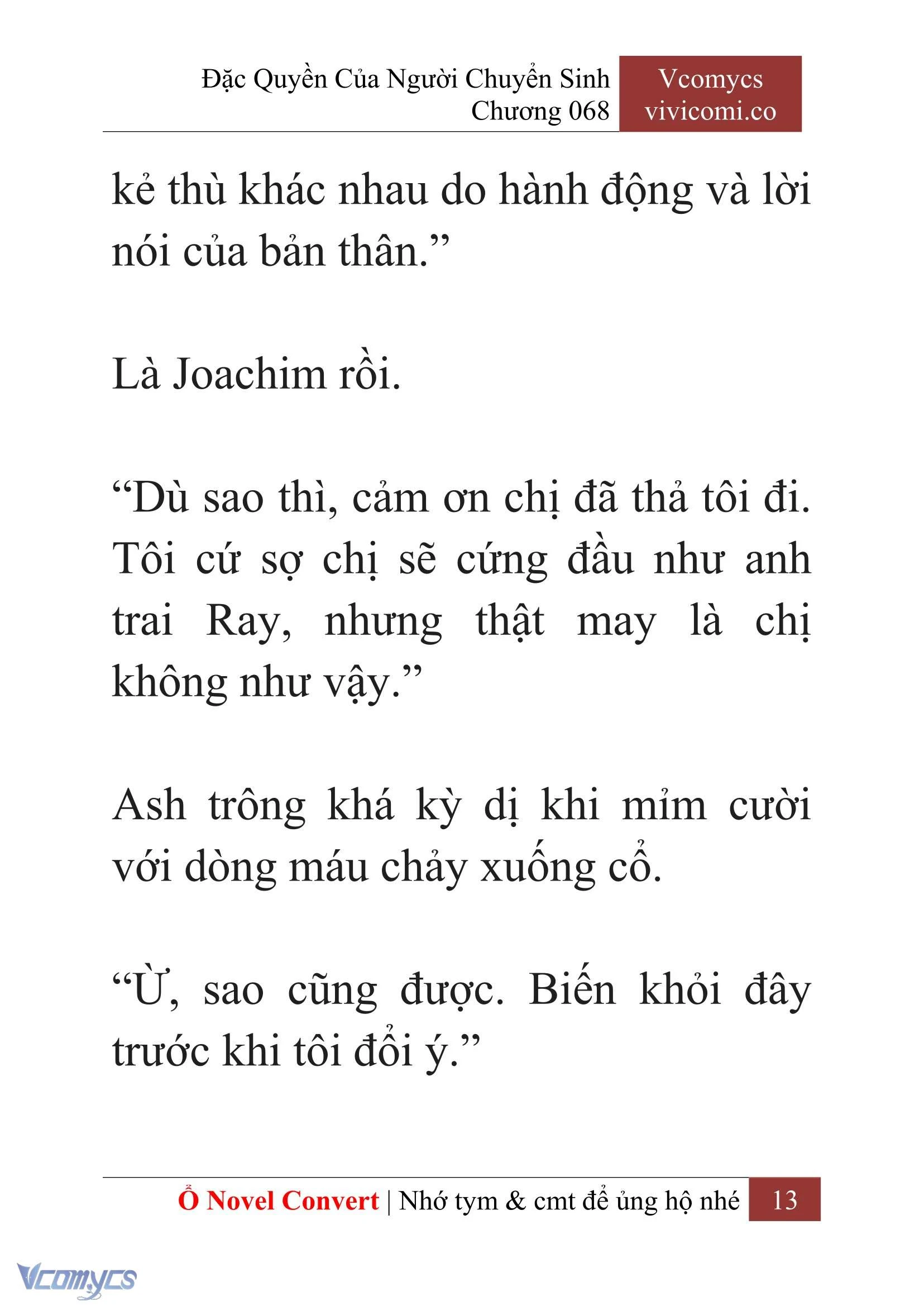 [Novel] Đặc Quyền Của Người Chuyển Sinh Chapter 68 - Trang 16