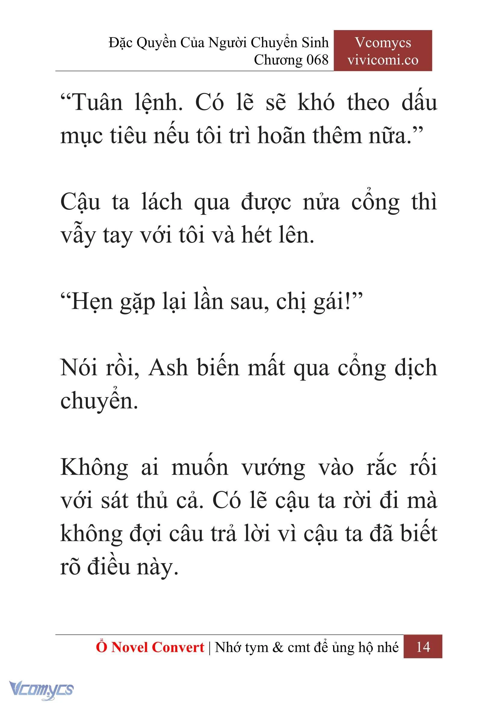 [Novel] Đặc Quyền Của Người Chuyển Sinh Chapter 68 - Trang 17
