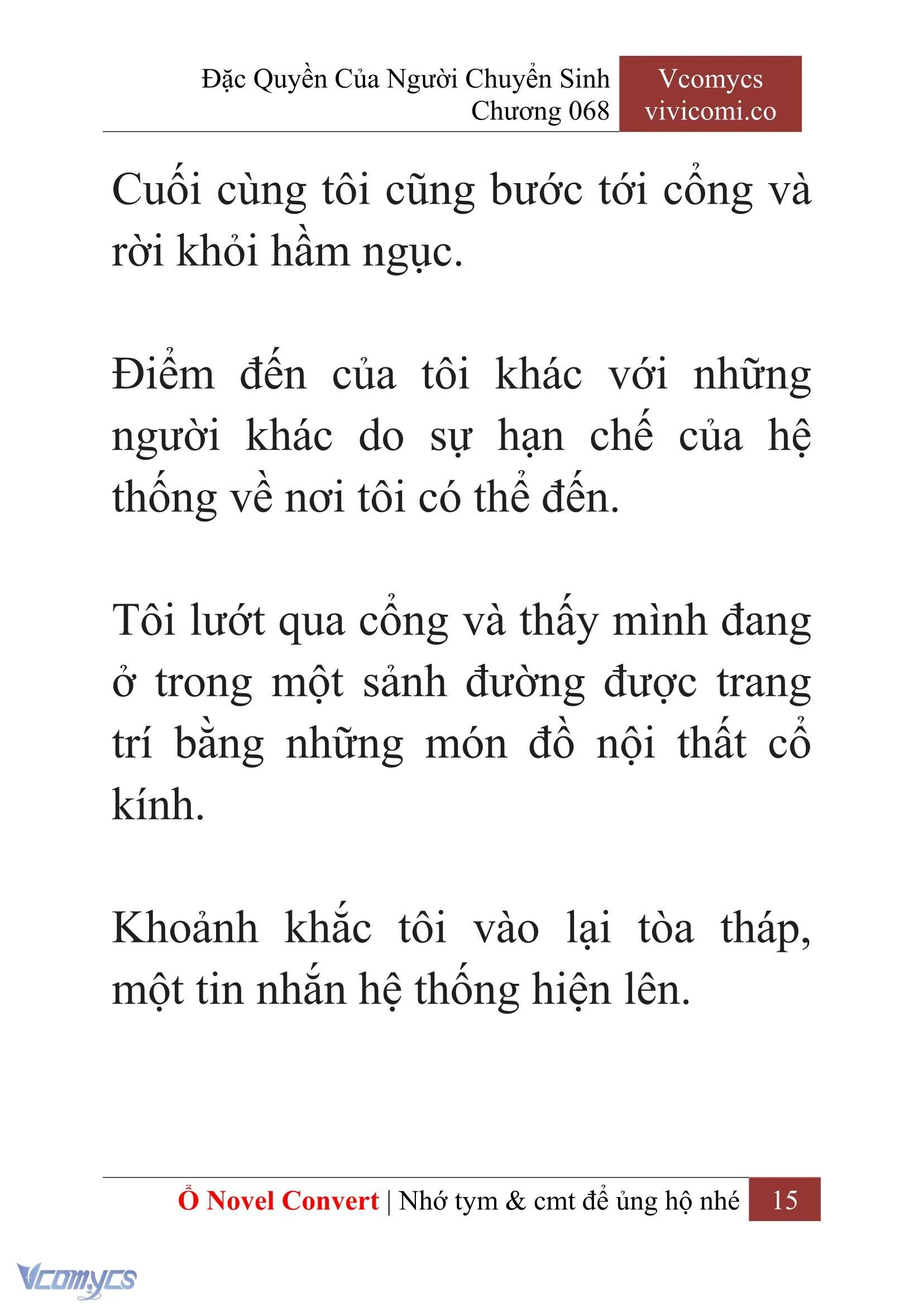 [Novel] Đặc Quyền Của Người Chuyển Sinh Chapter 68 - Trang 18