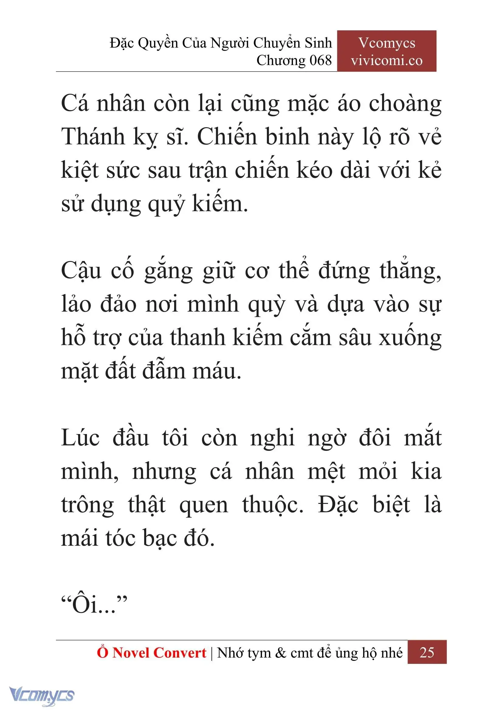 [Novel] Đặc Quyền Của Người Chuyển Sinh Chapter 68 - Trang 28