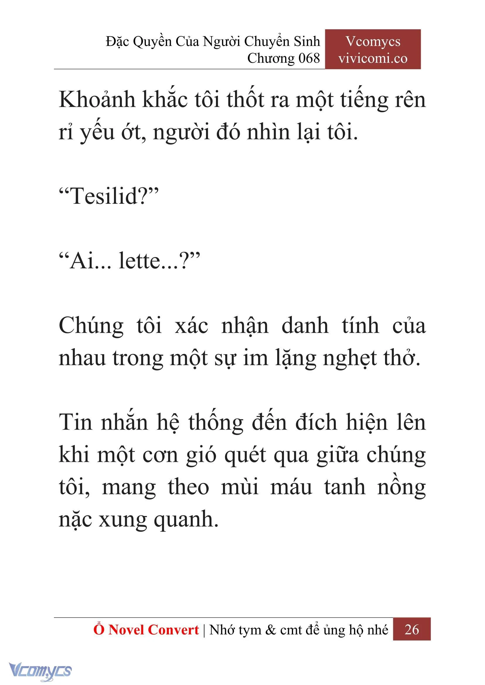 [Novel] Đặc Quyền Của Người Chuyển Sinh Chapter 68 - Trang 29