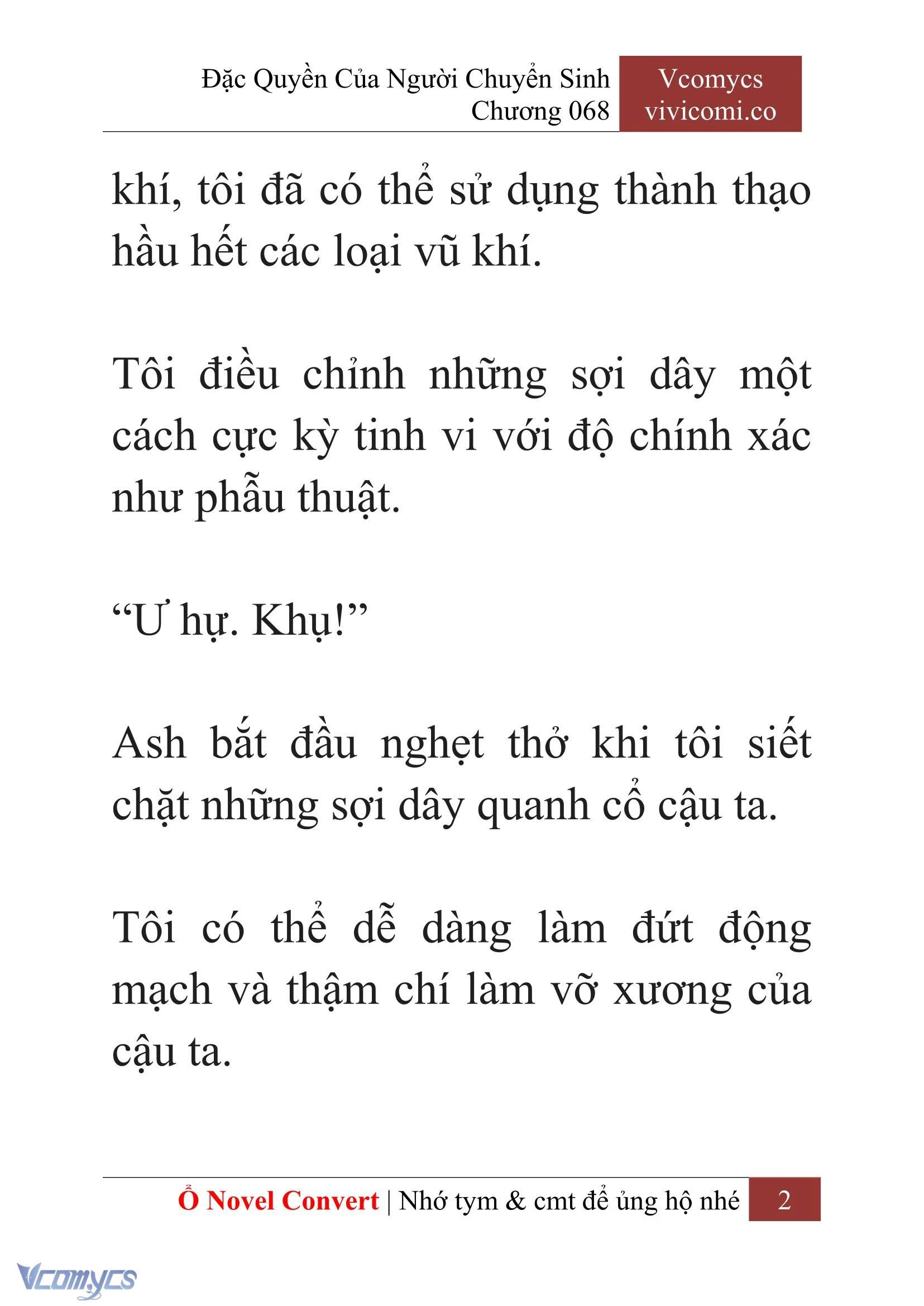 [Novel] Đặc Quyền Của Người Chuyển Sinh Chapter 68 - Trang 5