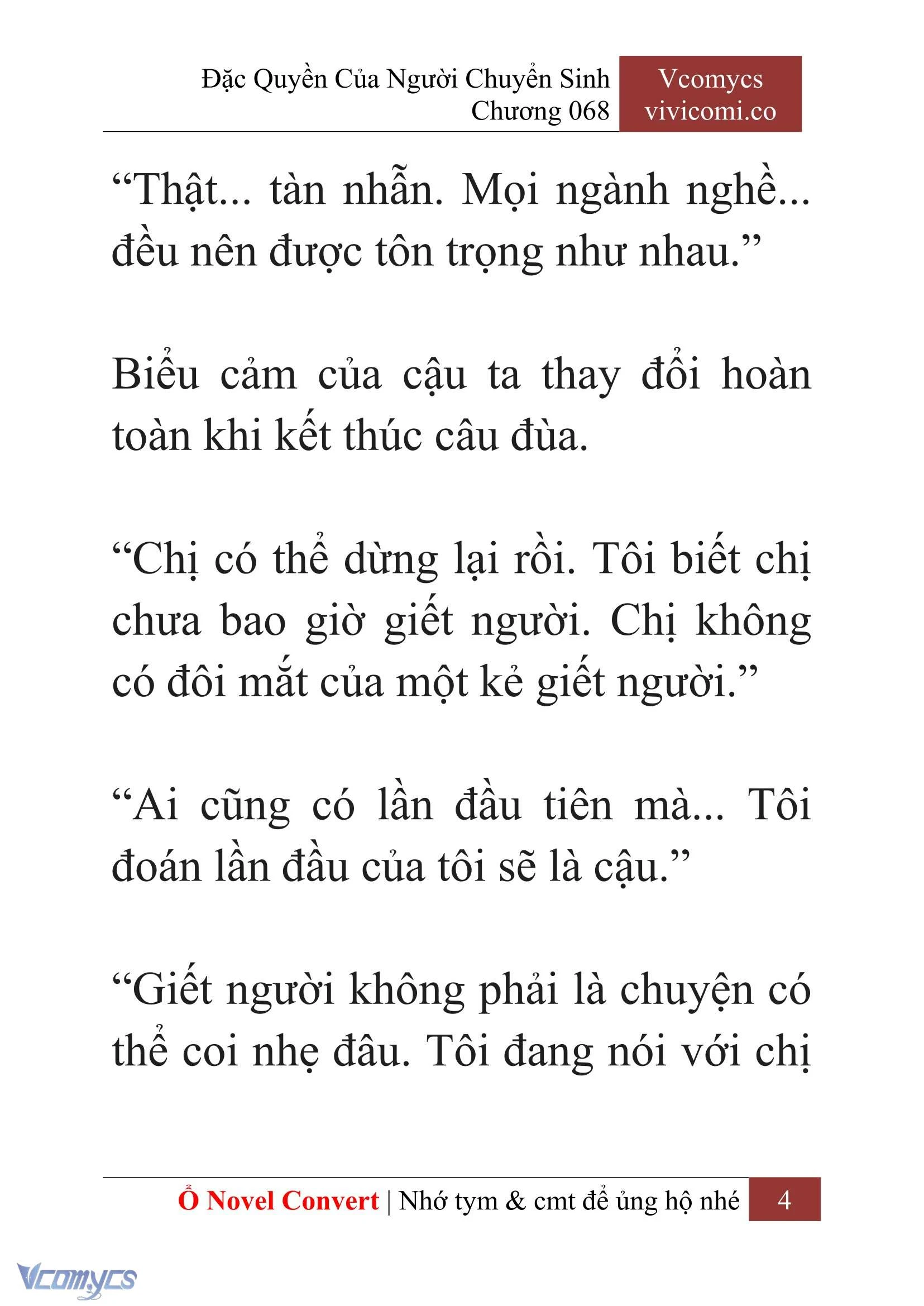 [Novel] Đặc Quyền Của Người Chuyển Sinh Chapter 68 - Trang 7