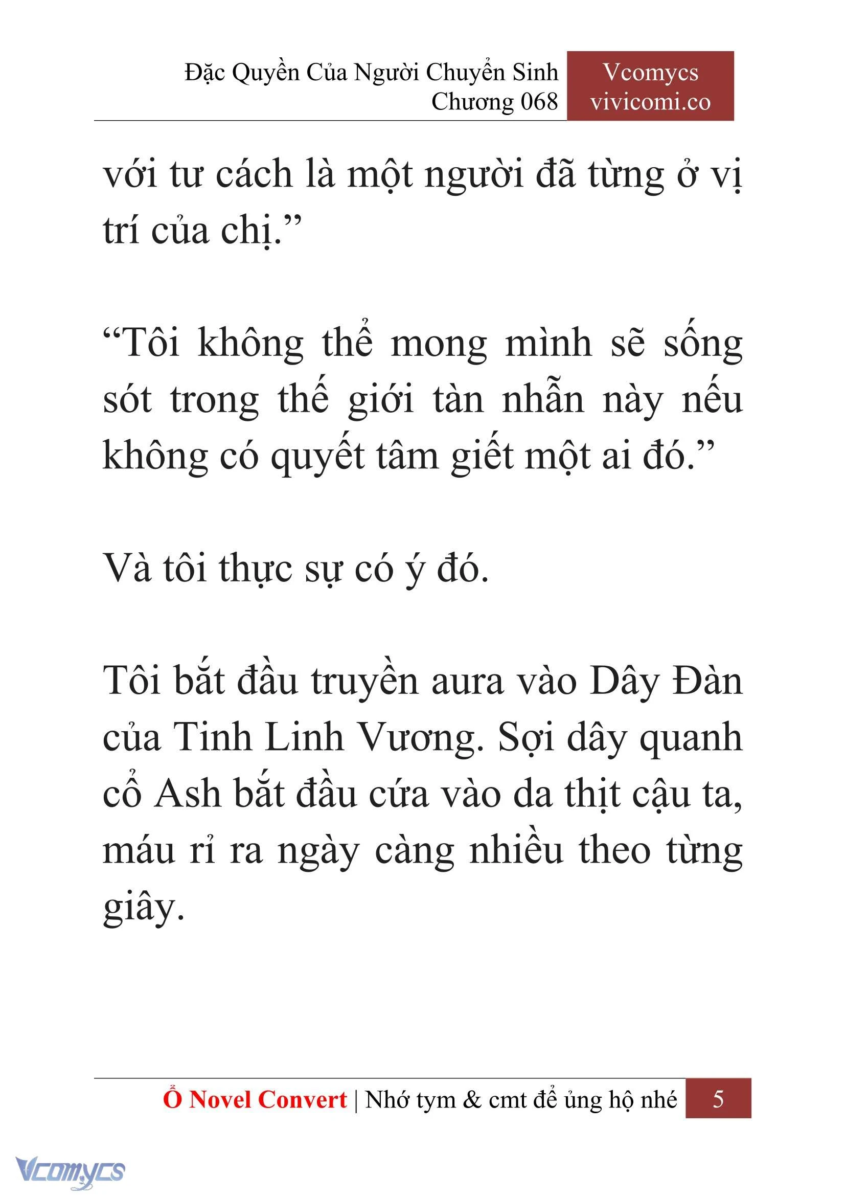 [Novel] Đặc Quyền Của Người Chuyển Sinh Chapter 68 - Trang 8