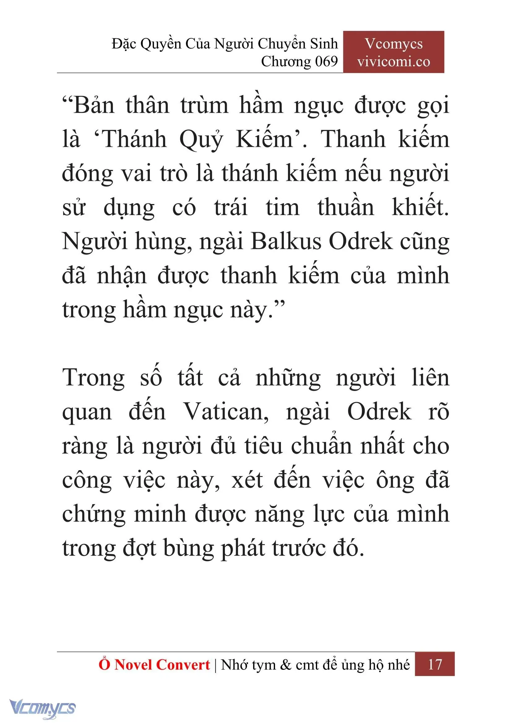 [Novel] Đặc Quyền Của Người Chuyển Sinh Chapter 69 - Trang 20