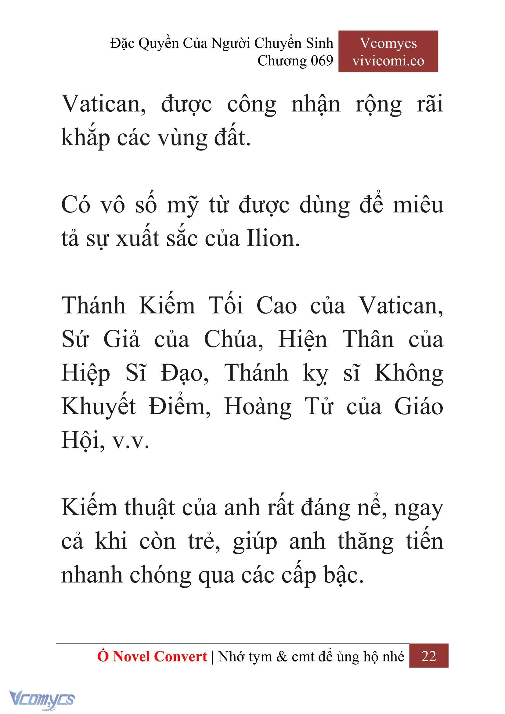 [Novel] Đặc Quyền Của Người Chuyển Sinh Chapter 69 - Trang 25