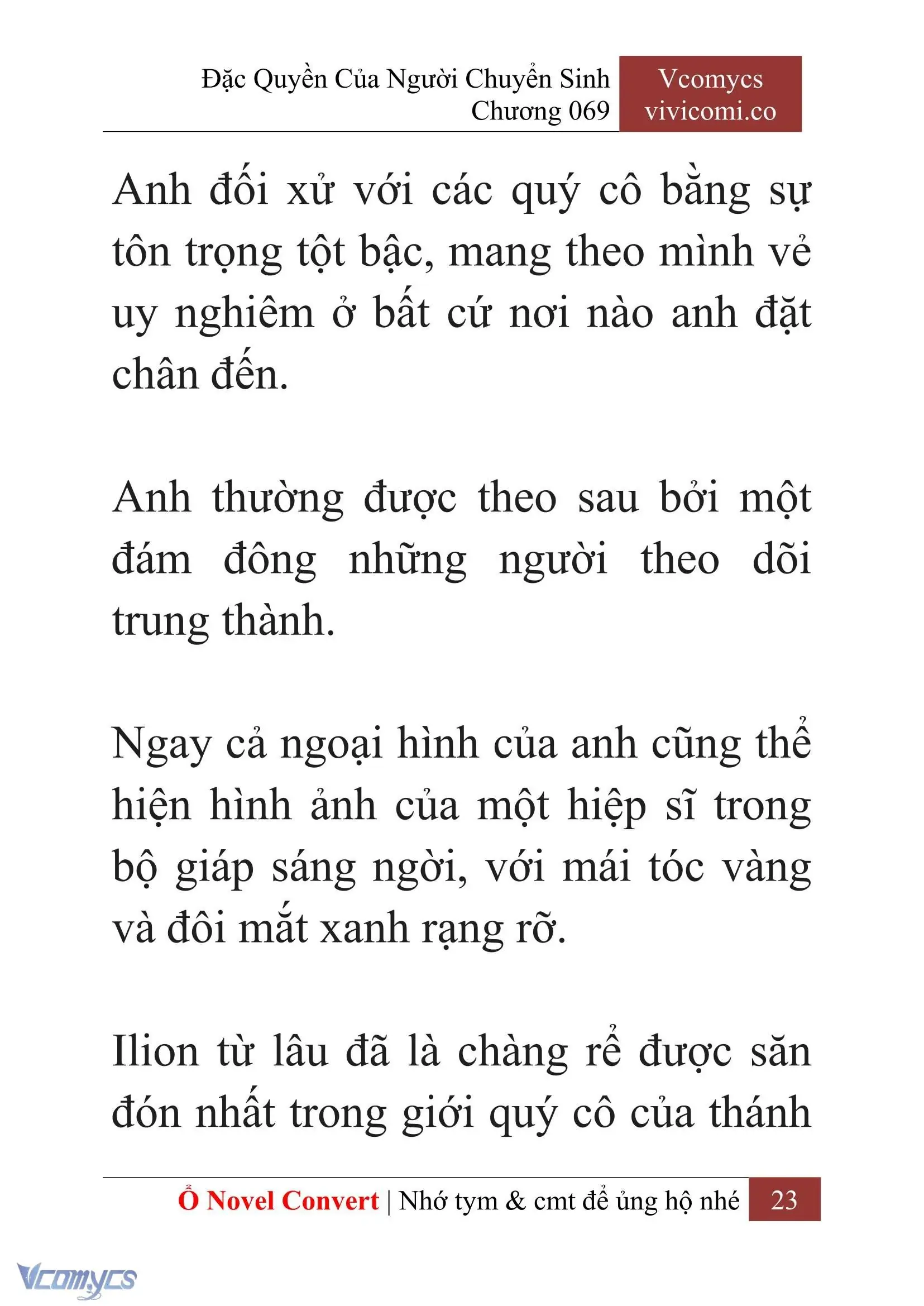 [Novel] Đặc Quyền Của Người Chuyển Sinh Chapter 69 - Trang 26