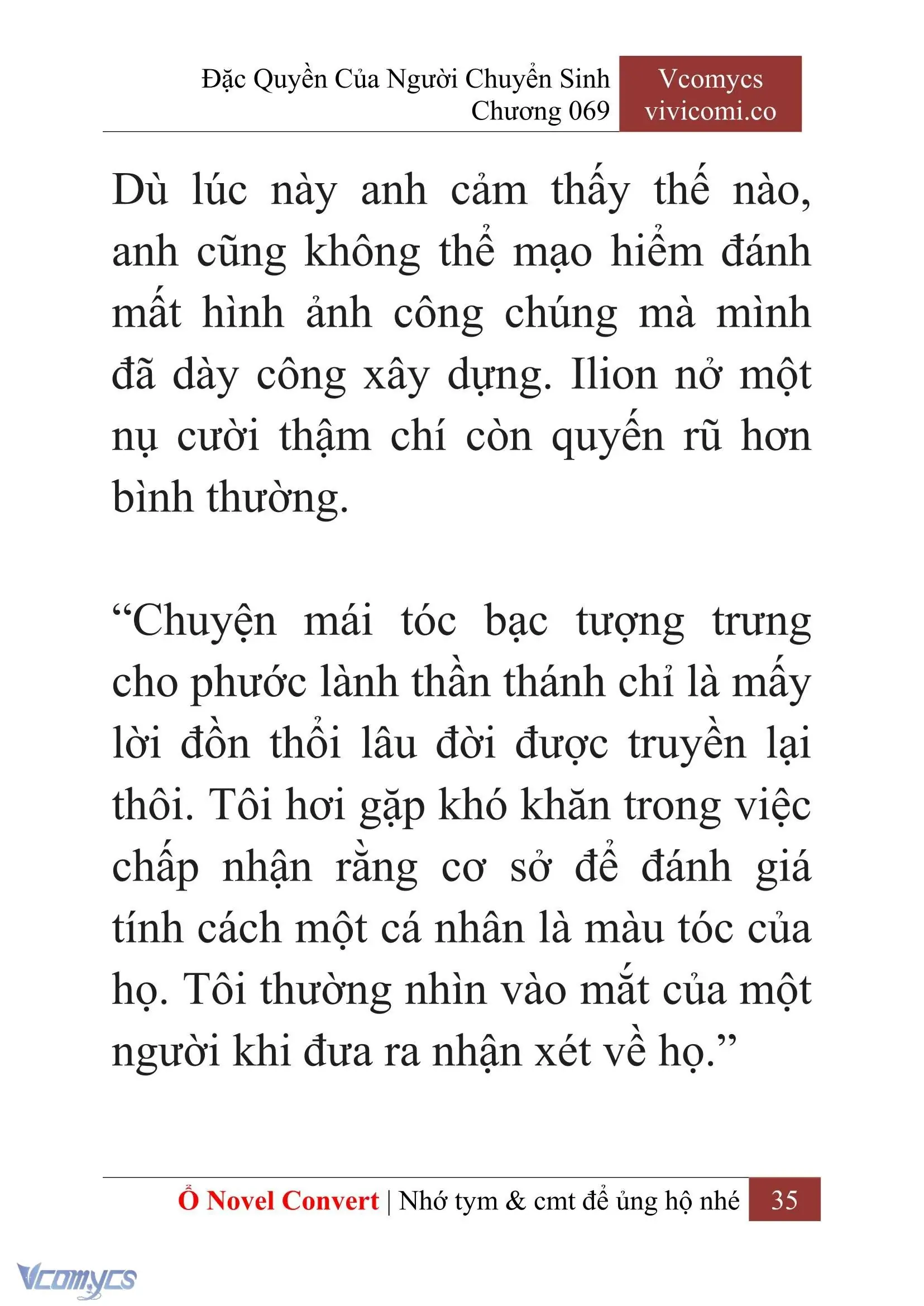 [Novel] Đặc Quyền Của Người Chuyển Sinh Chapter 69 - Trang 38