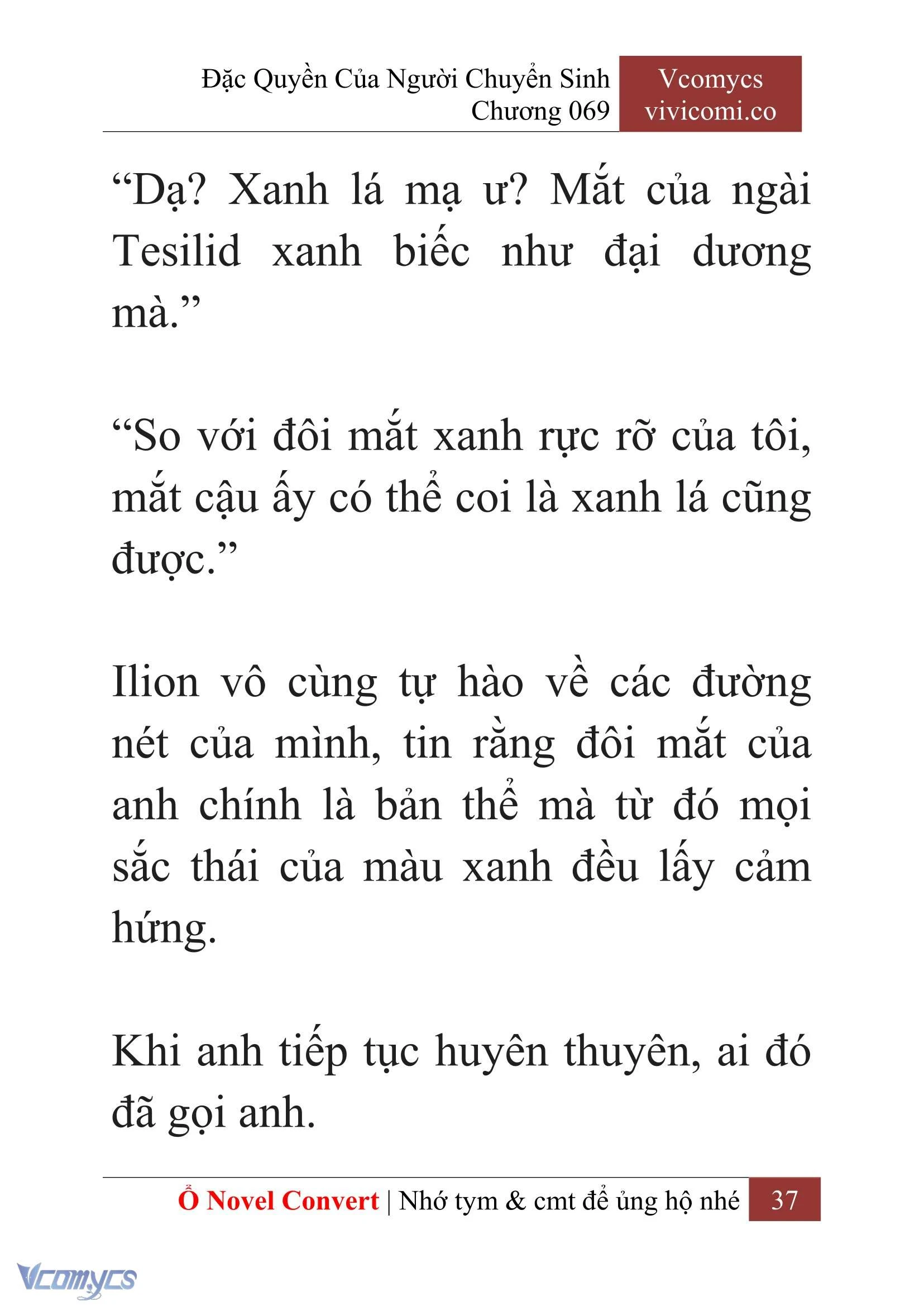 [Novel] Đặc Quyền Của Người Chuyển Sinh Chapter 69 - Trang 40