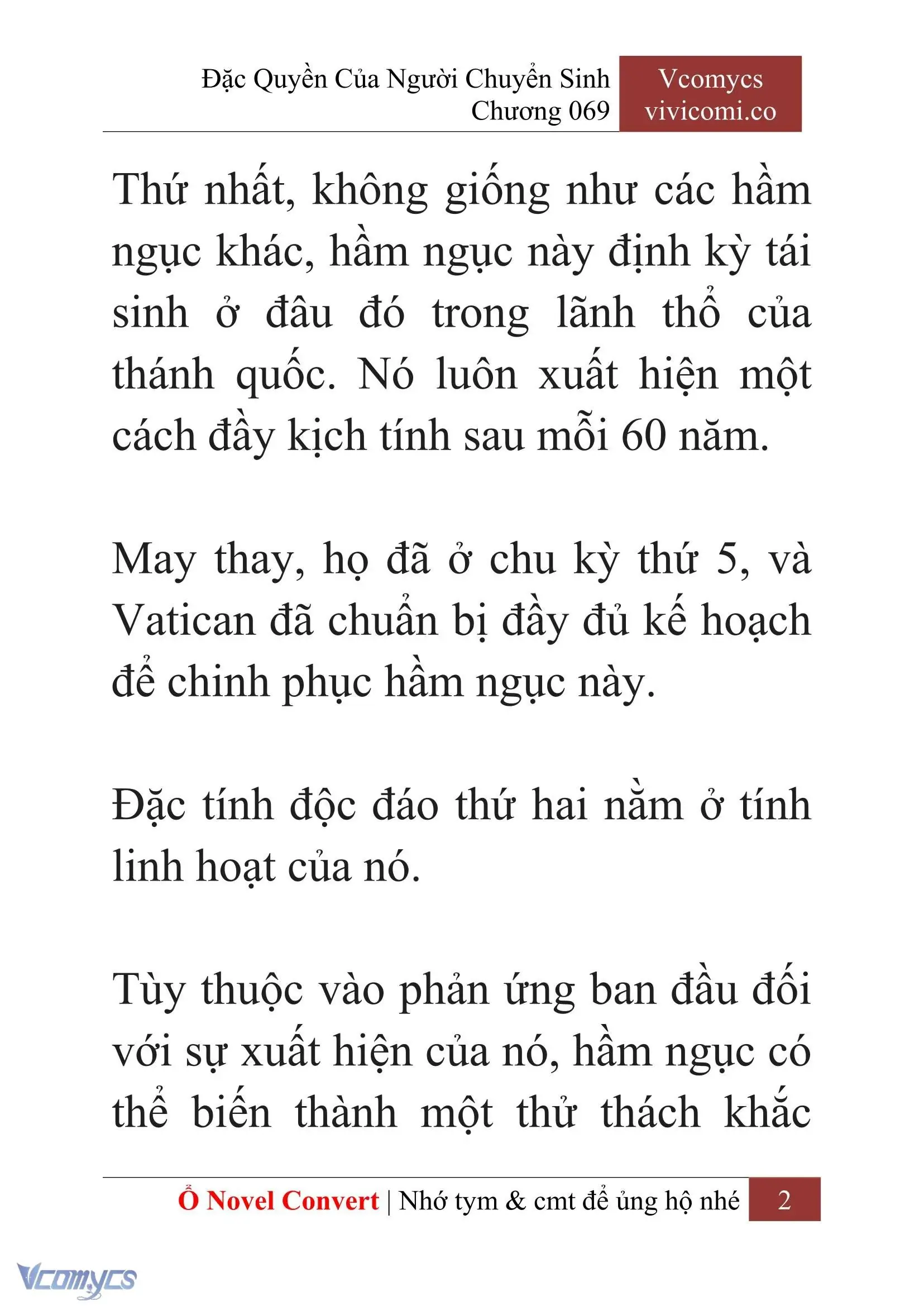[Novel] Đặc Quyền Của Người Chuyển Sinh Chapter 69 - Trang 5