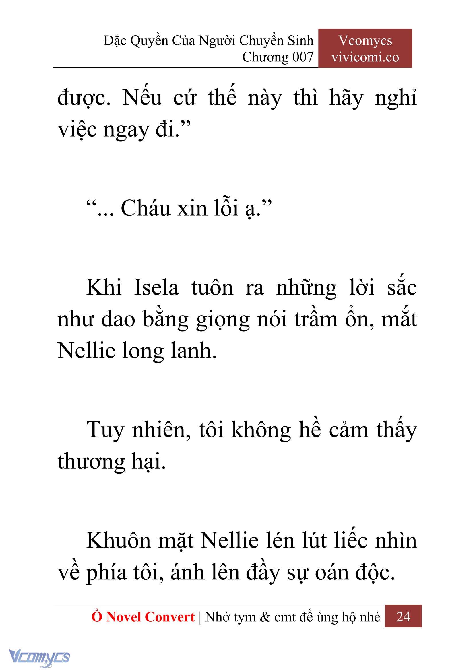 [Novel] Đặc Quyền Của Người Chuyển Sinh Chapter 7 - Trang 26