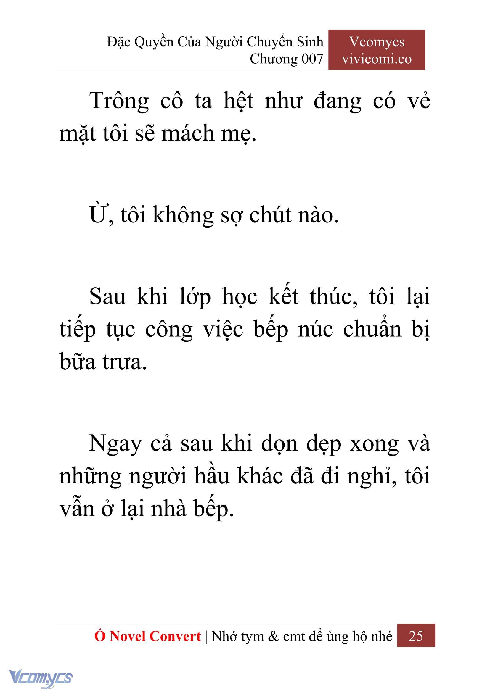 [Novel] Đặc Quyền Của Người Chuyển Sinh Chapter 7 - Trang 27