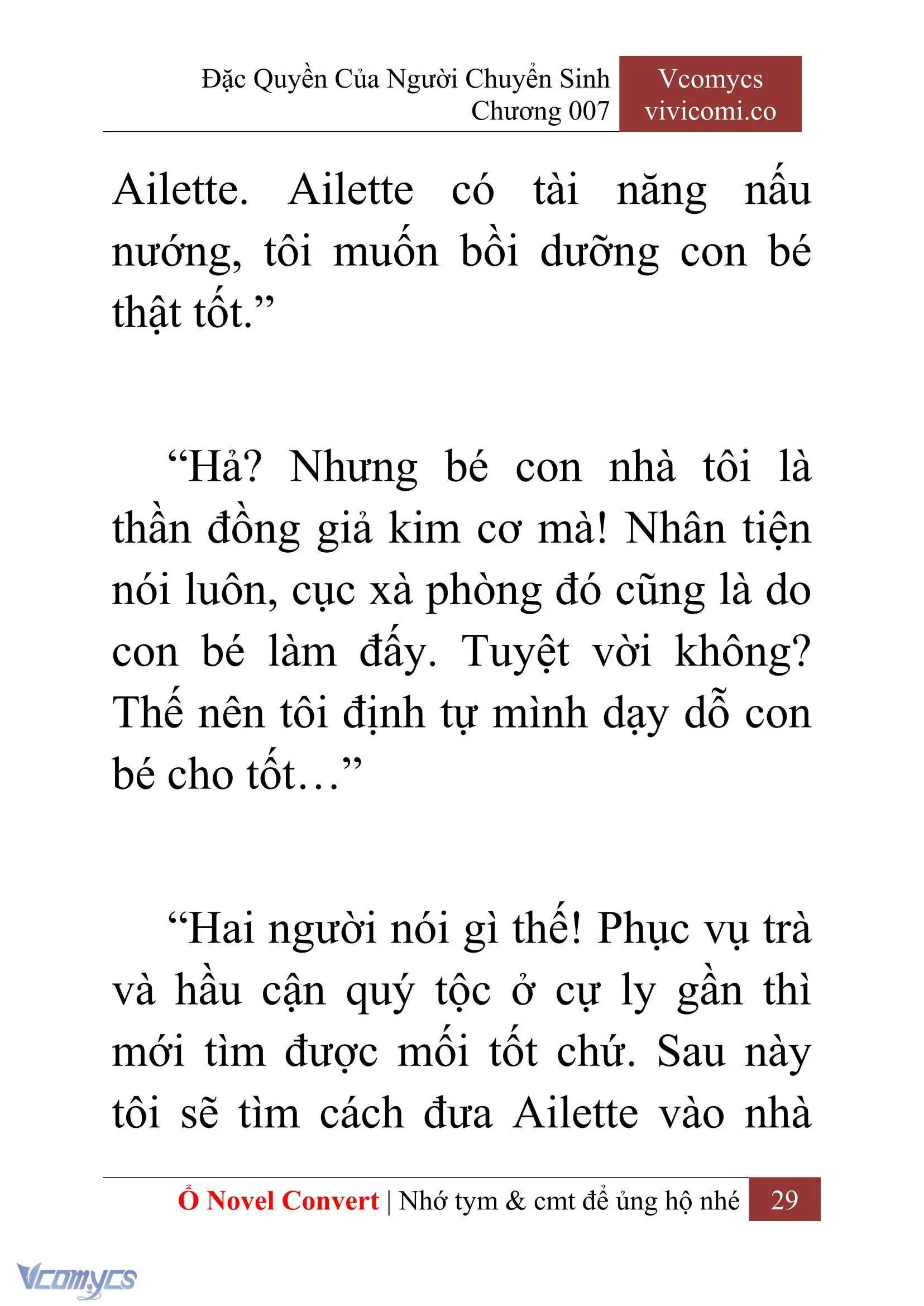 [Novel] Đặc Quyền Của Người Chuyển Sinh Chapter 7 - Trang 31