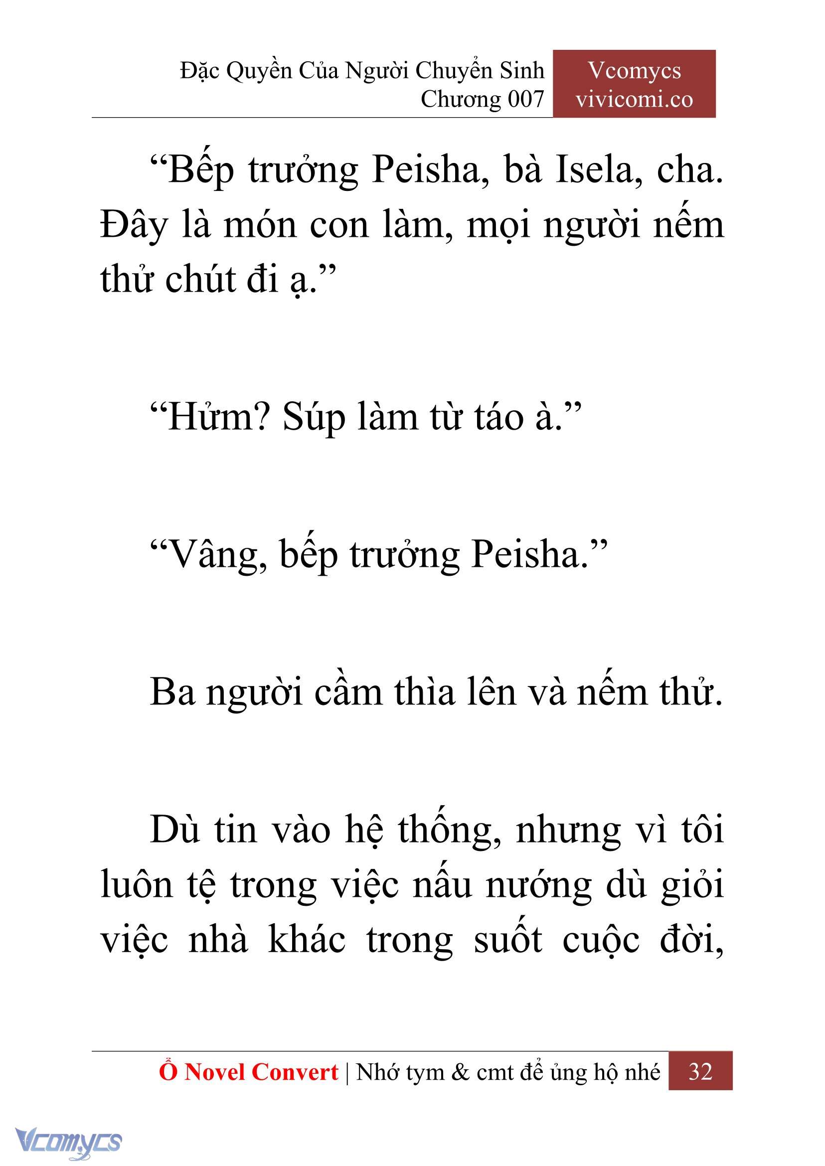 [Novel] Đặc Quyền Của Người Chuyển Sinh Chapter 7 - Trang 34