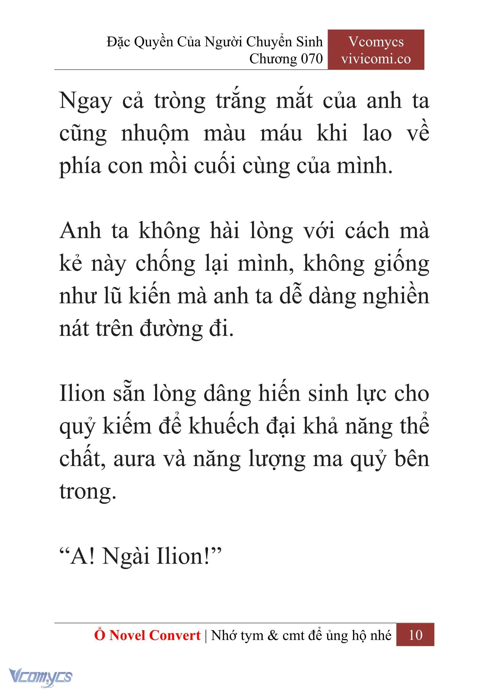[Novel] Đặc Quyền Của Người Chuyển Sinh Chapter 70 - Trang 13