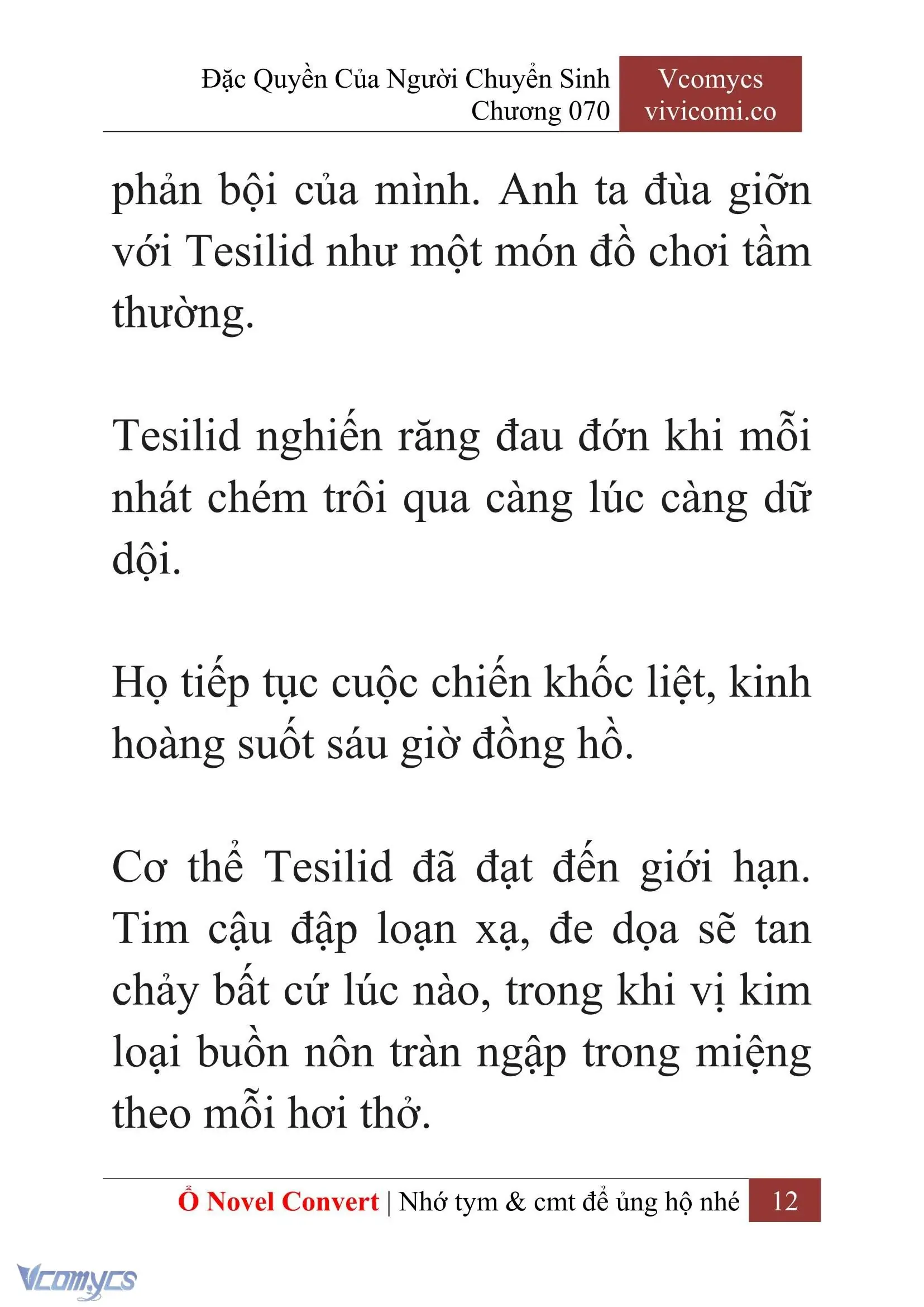 [Novel] Đặc Quyền Của Người Chuyển Sinh Chapter 70 - Trang 15