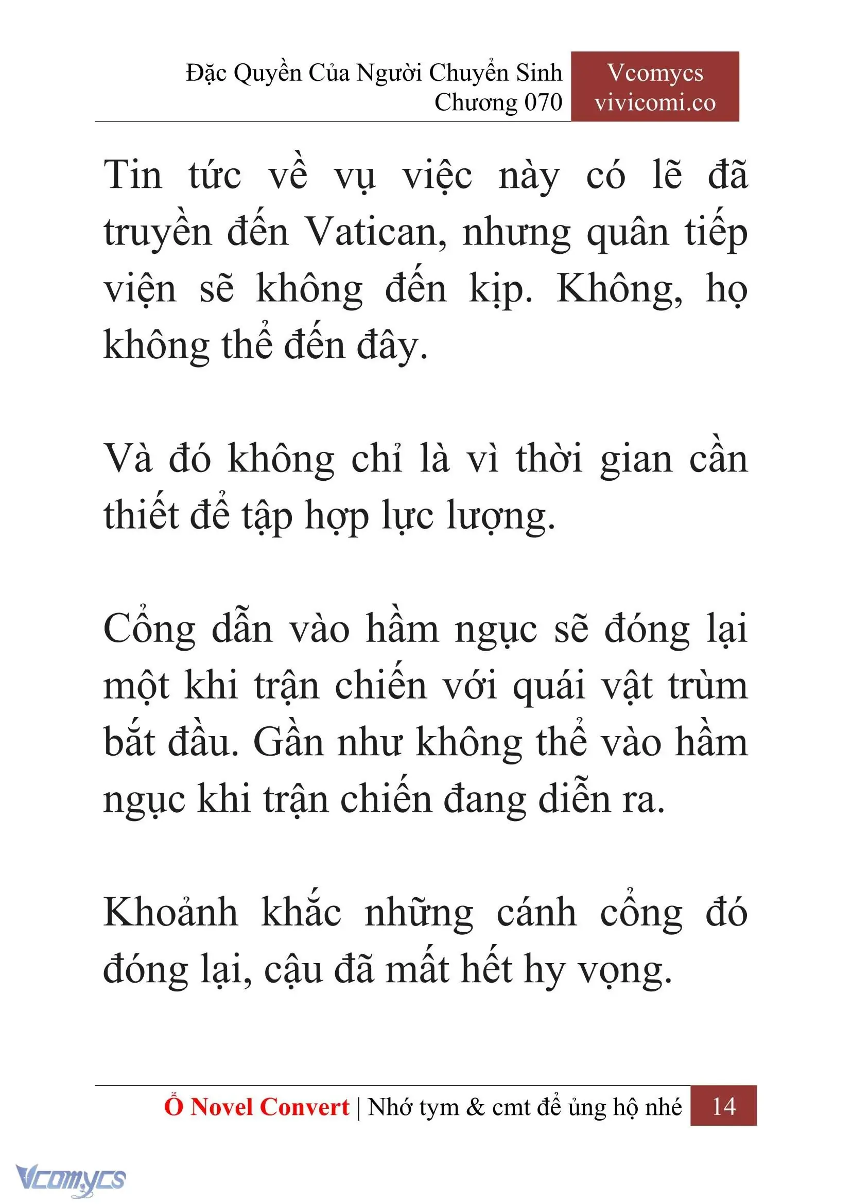 [Novel] Đặc Quyền Của Người Chuyển Sinh Chapter 70 - Trang 17