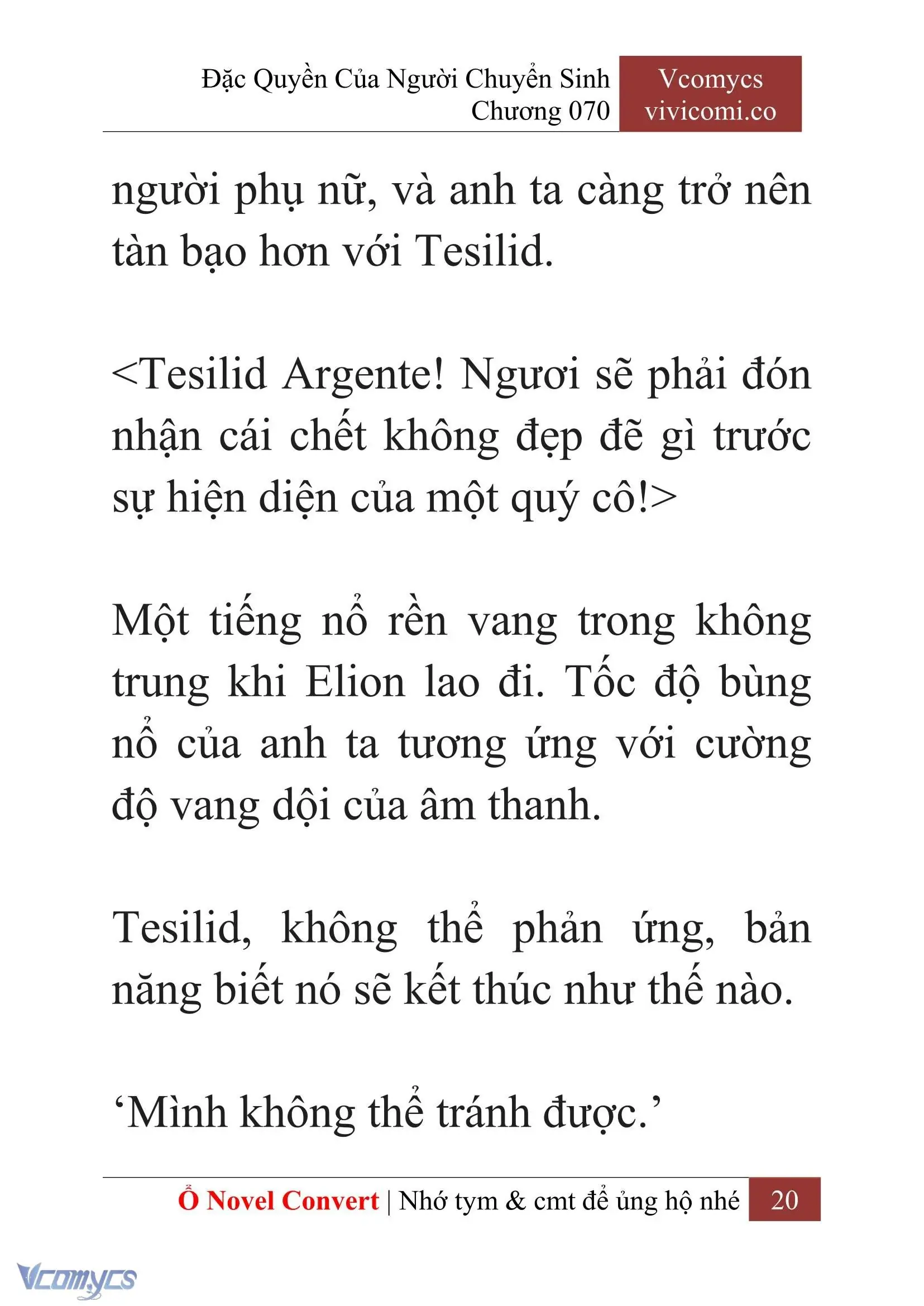 [Novel] Đặc Quyền Của Người Chuyển Sinh Chapter 70 - Trang 23