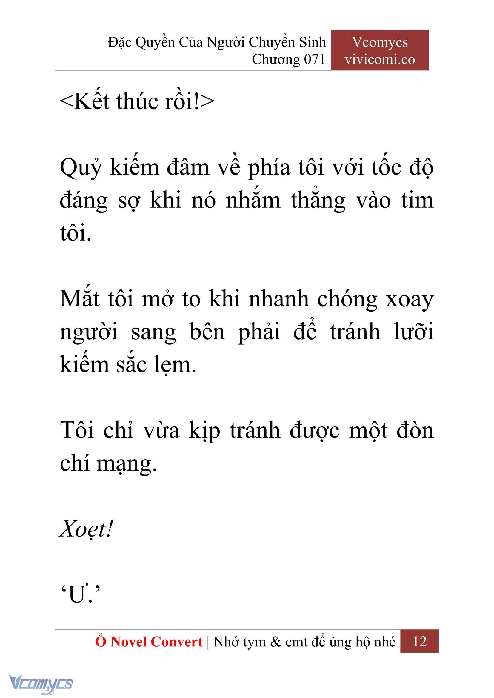 [Novel] Đặc Quyền Của Người Chuyển Sinh Chapter 71 - Trang 15
