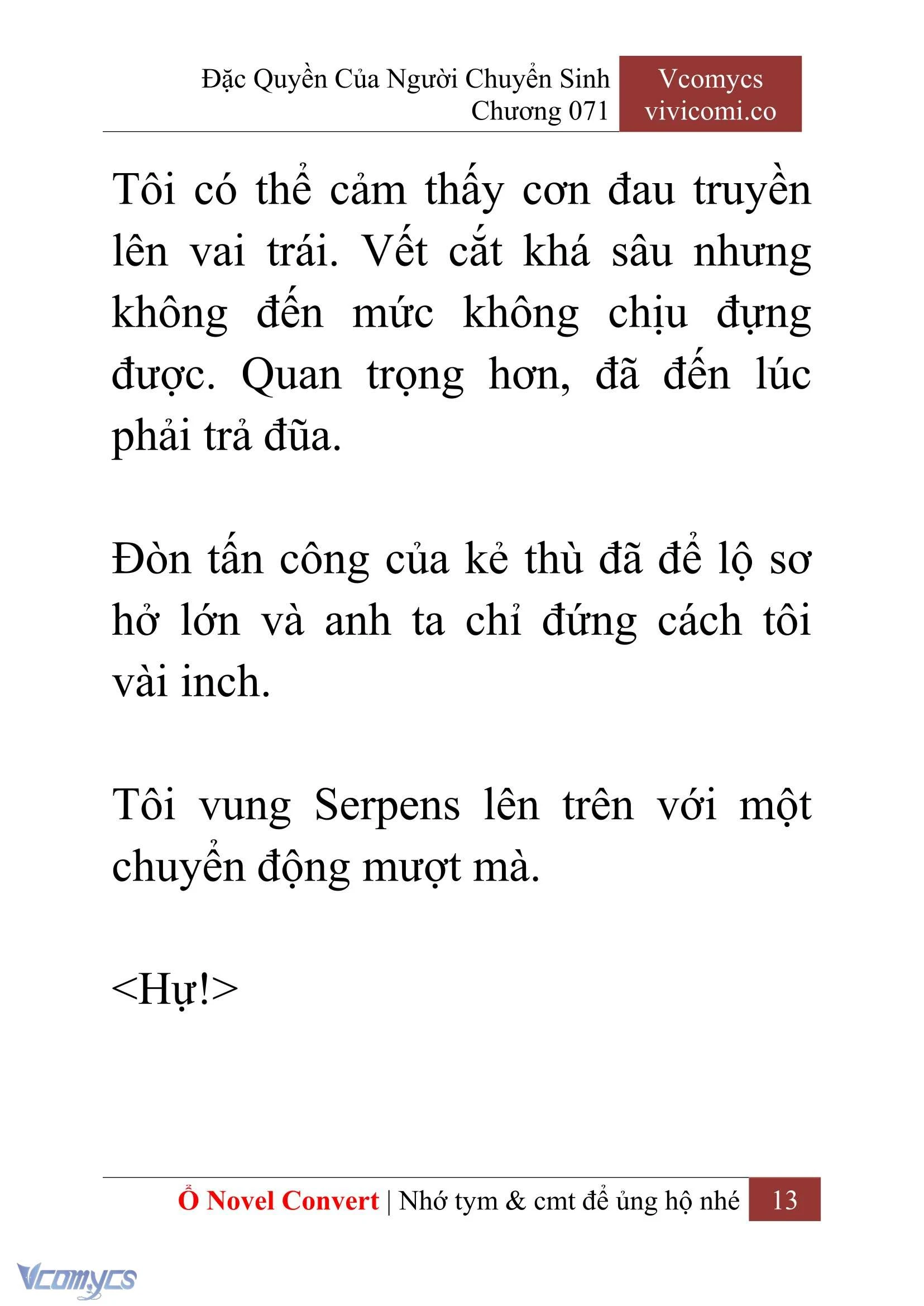 [Novel] Đặc Quyền Của Người Chuyển Sinh Chapter 71 - Trang 16