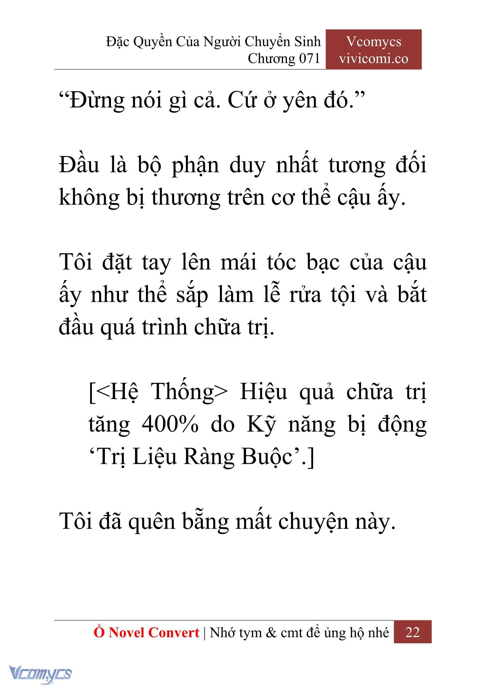 [Novel] Đặc Quyền Của Người Chuyển Sinh Chapter 71 - Trang 25