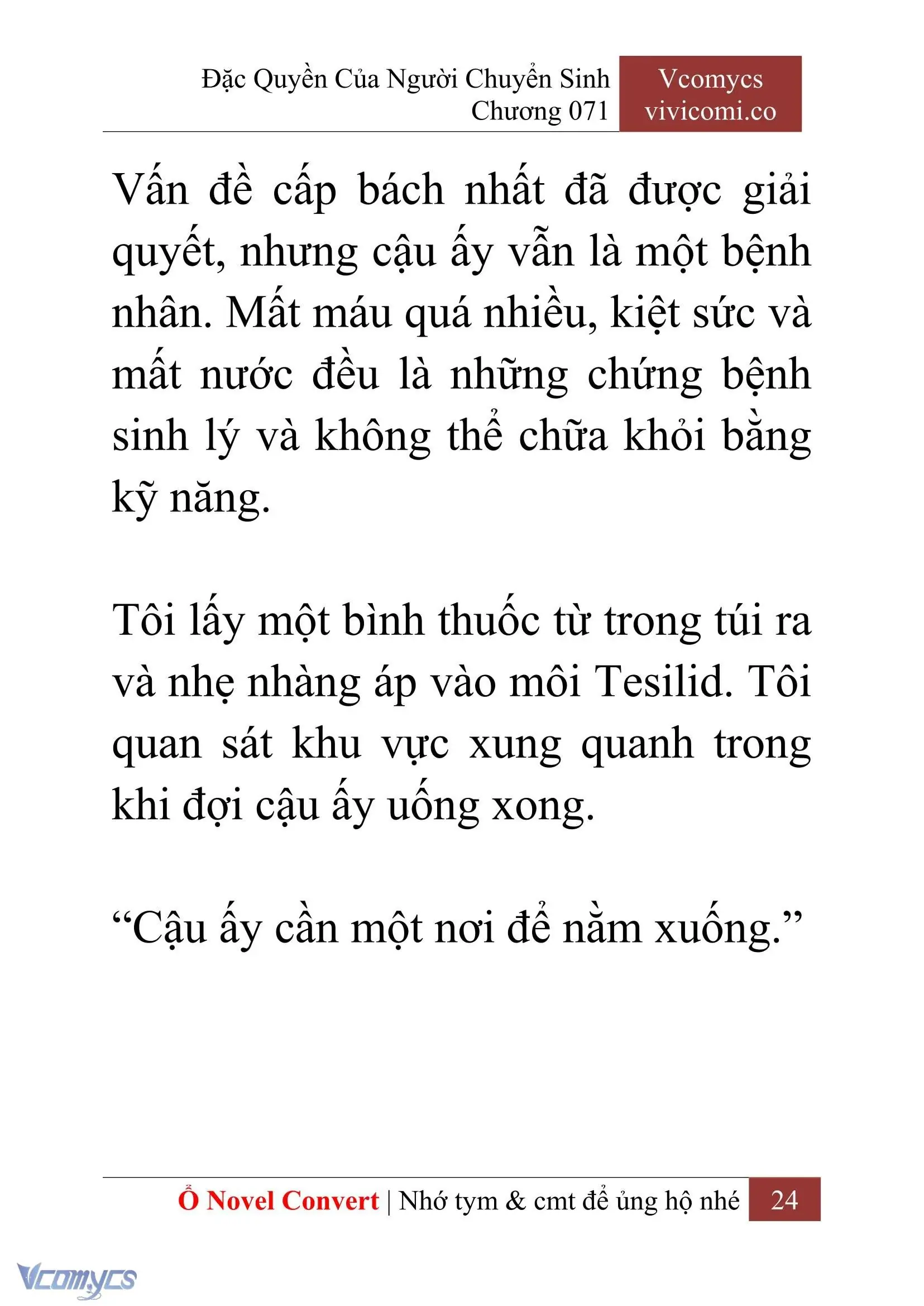 [Novel] Đặc Quyền Của Người Chuyển Sinh Chapter 71 - Trang 27
