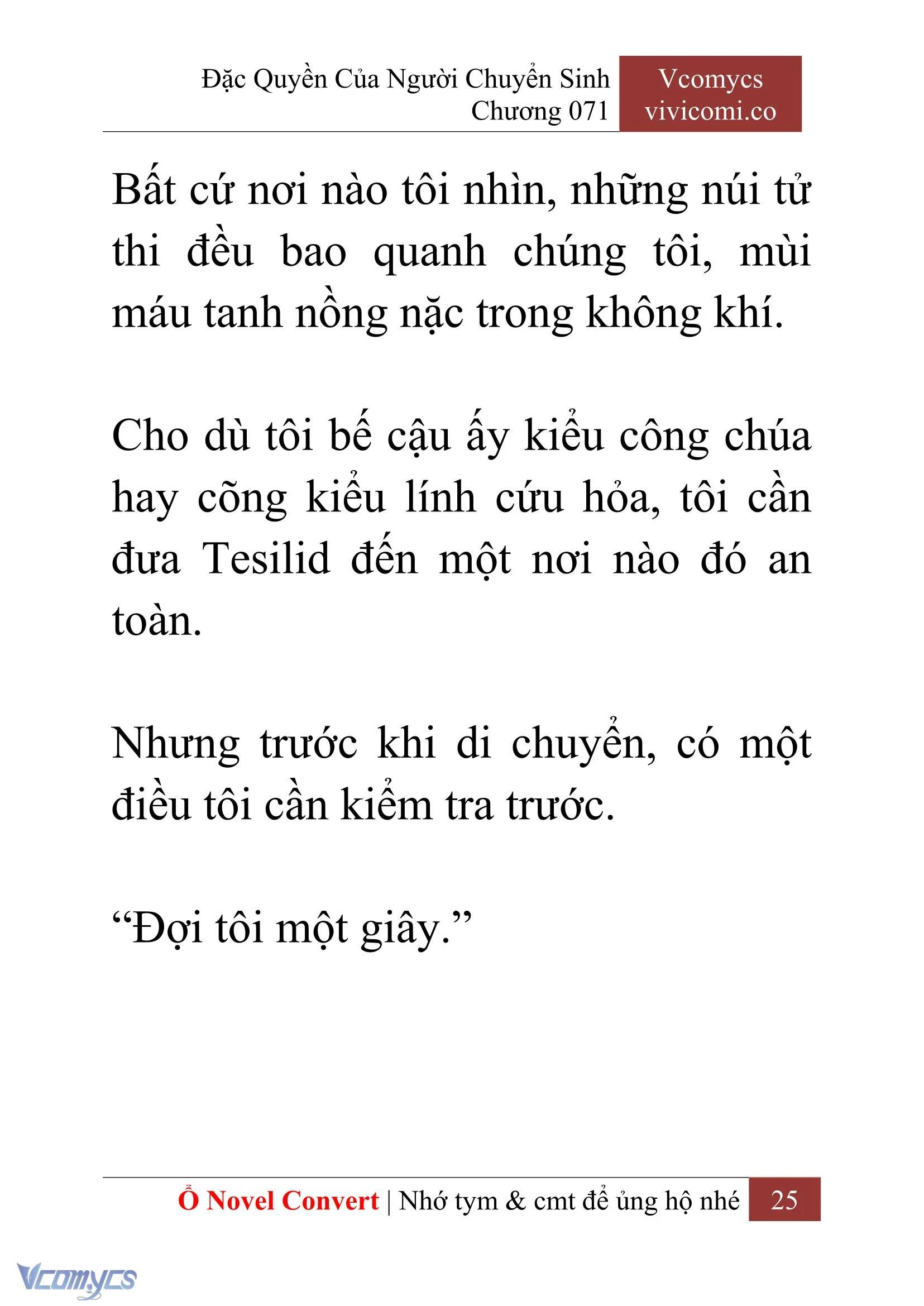[Novel] Đặc Quyền Của Người Chuyển Sinh Chapter 71 - Trang 28