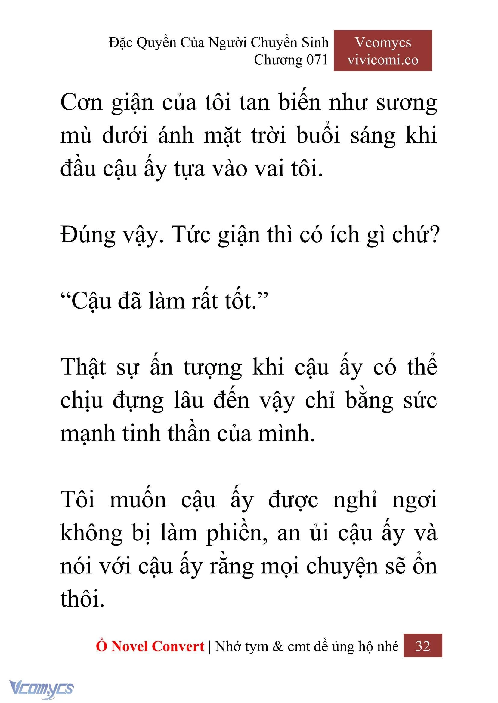 [Novel] Đặc Quyền Của Người Chuyển Sinh Chapter 71 - Trang 35