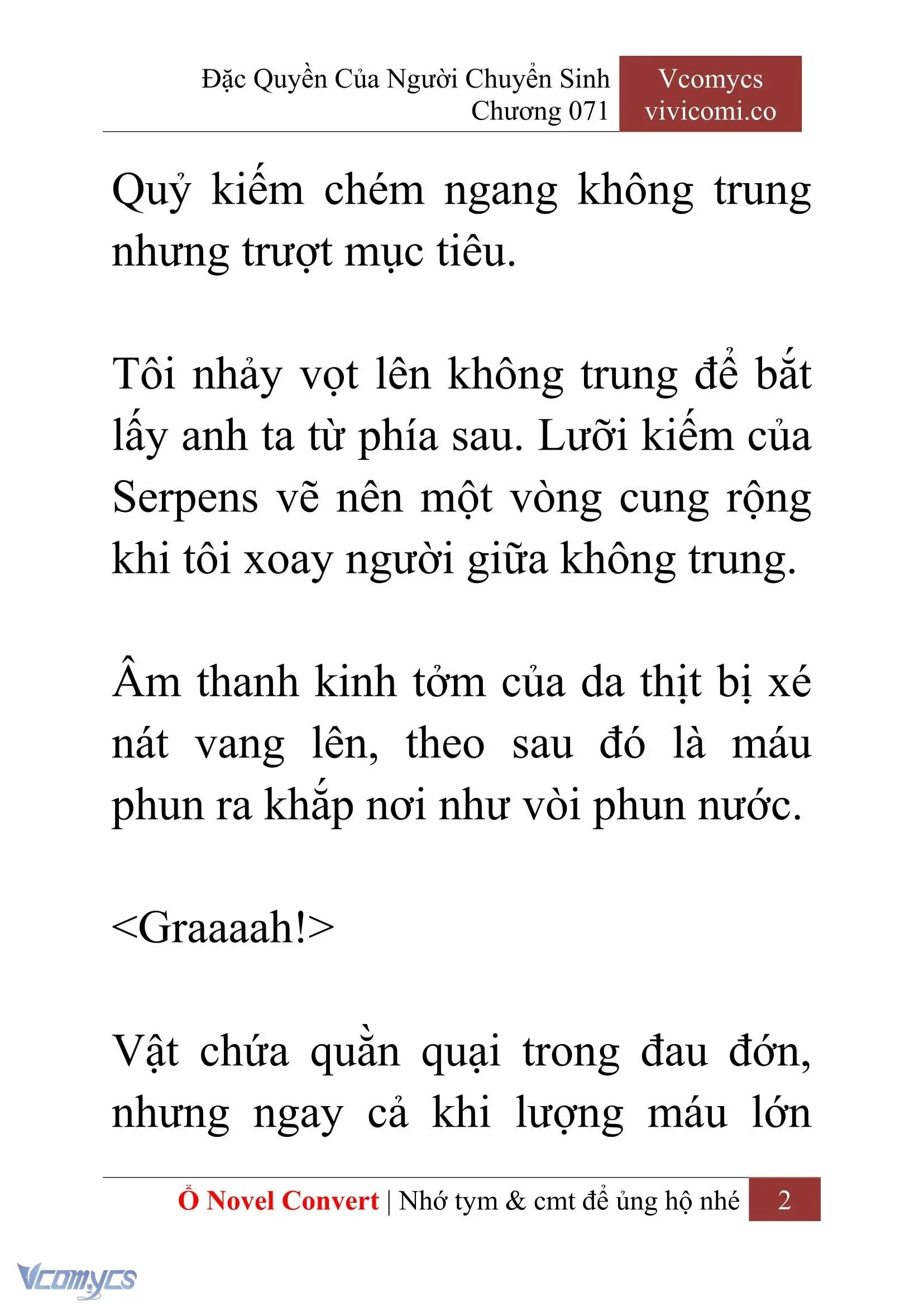 [Novel] Đặc Quyền Của Người Chuyển Sinh Chapter 71 - Trang 5