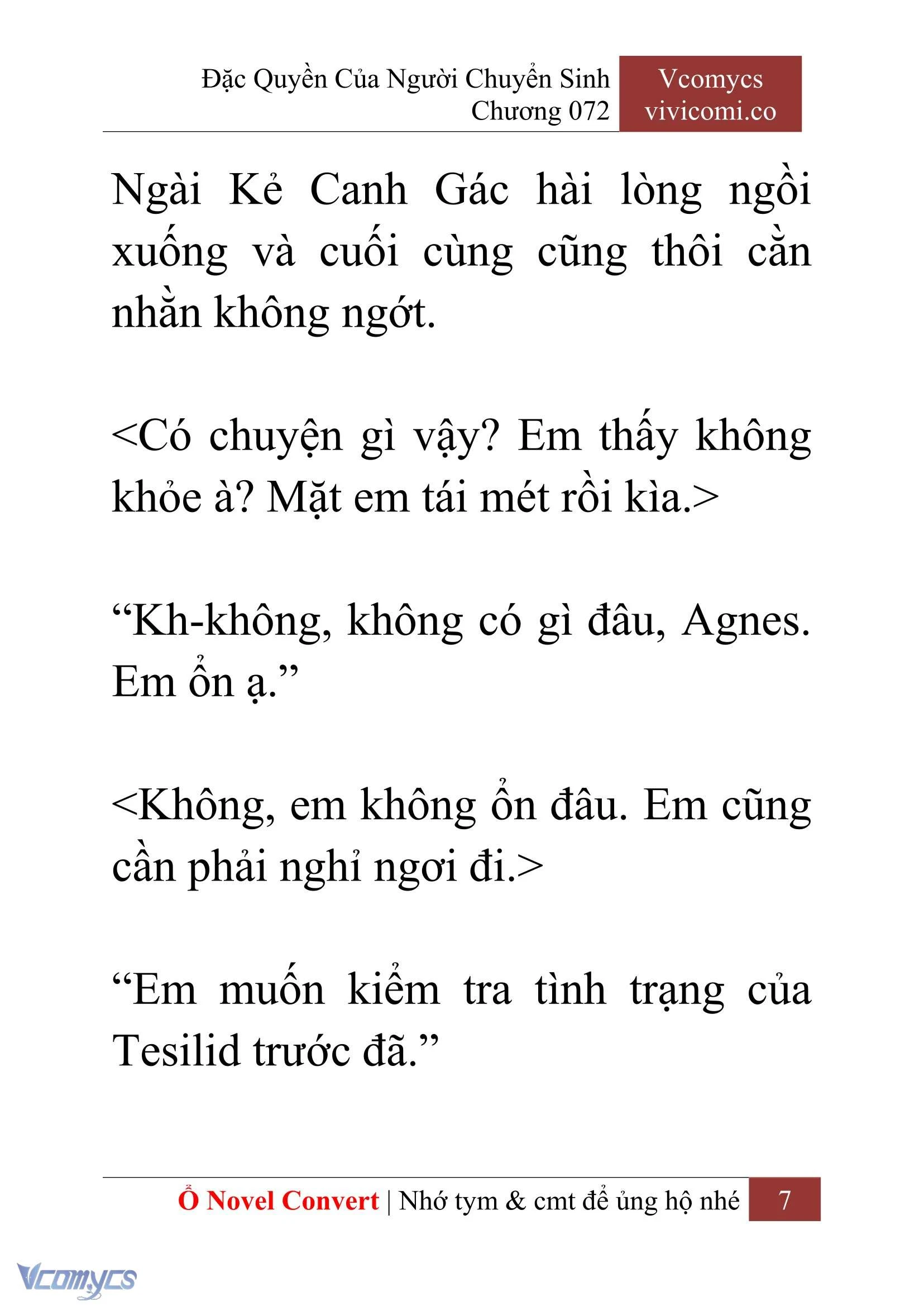 [Novel] Đặc Quyền Của Người Chuyển Sinh Chapter 72 - Trang 10