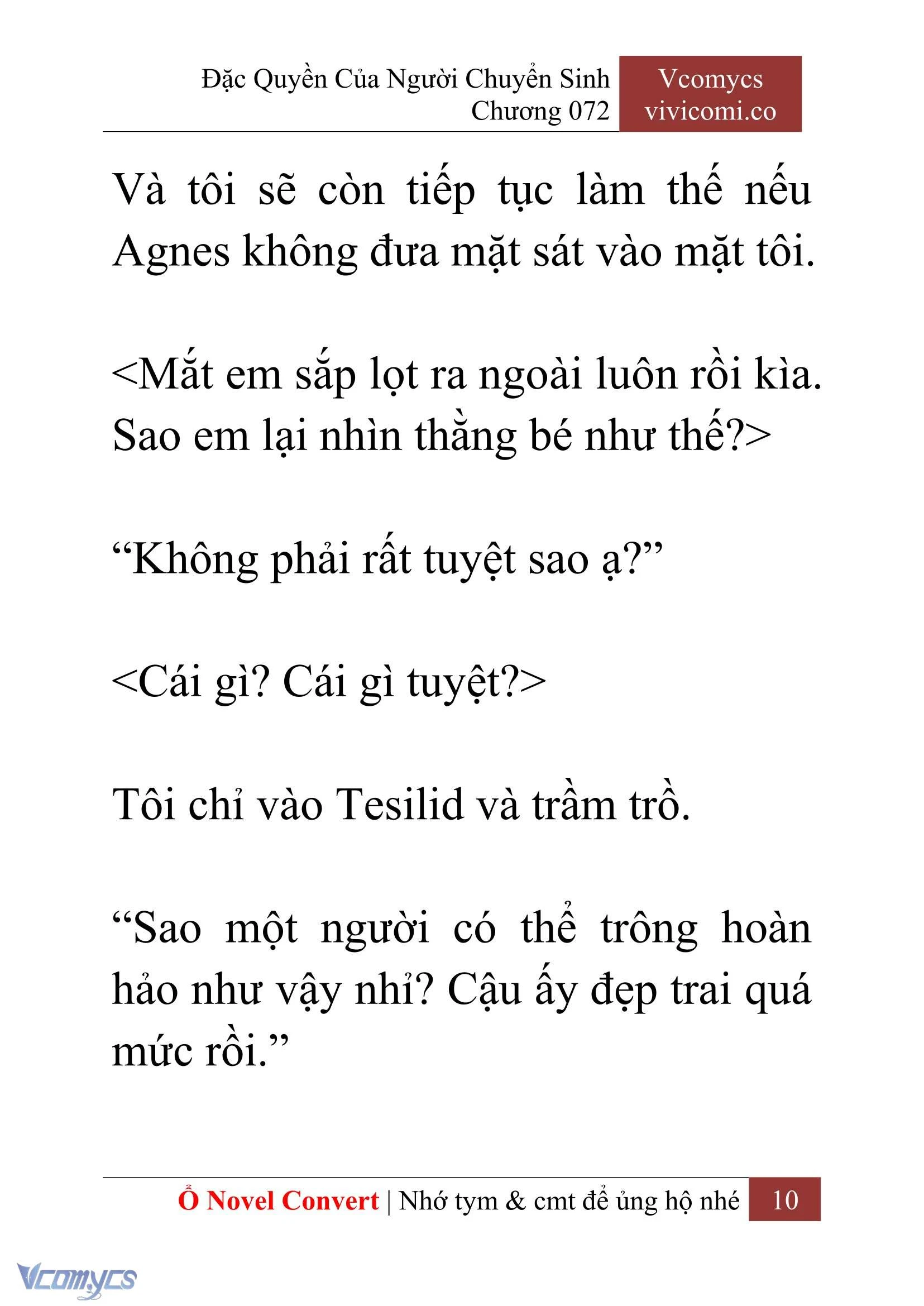 [Novel] Đặc Quyền Của Người Chuyển Sinh Chapter 72 - Trang 13