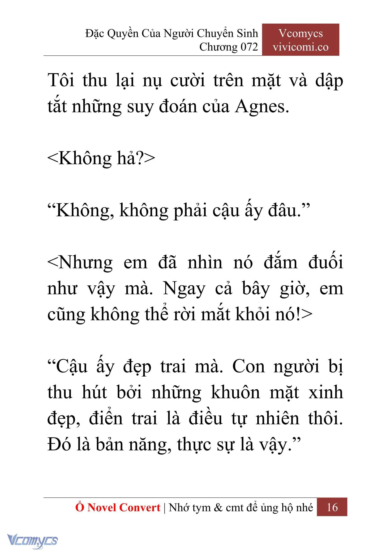 [Novel] Đặc Quyền Của Người Chuyển Sinh Chapter 72 - Trang 19