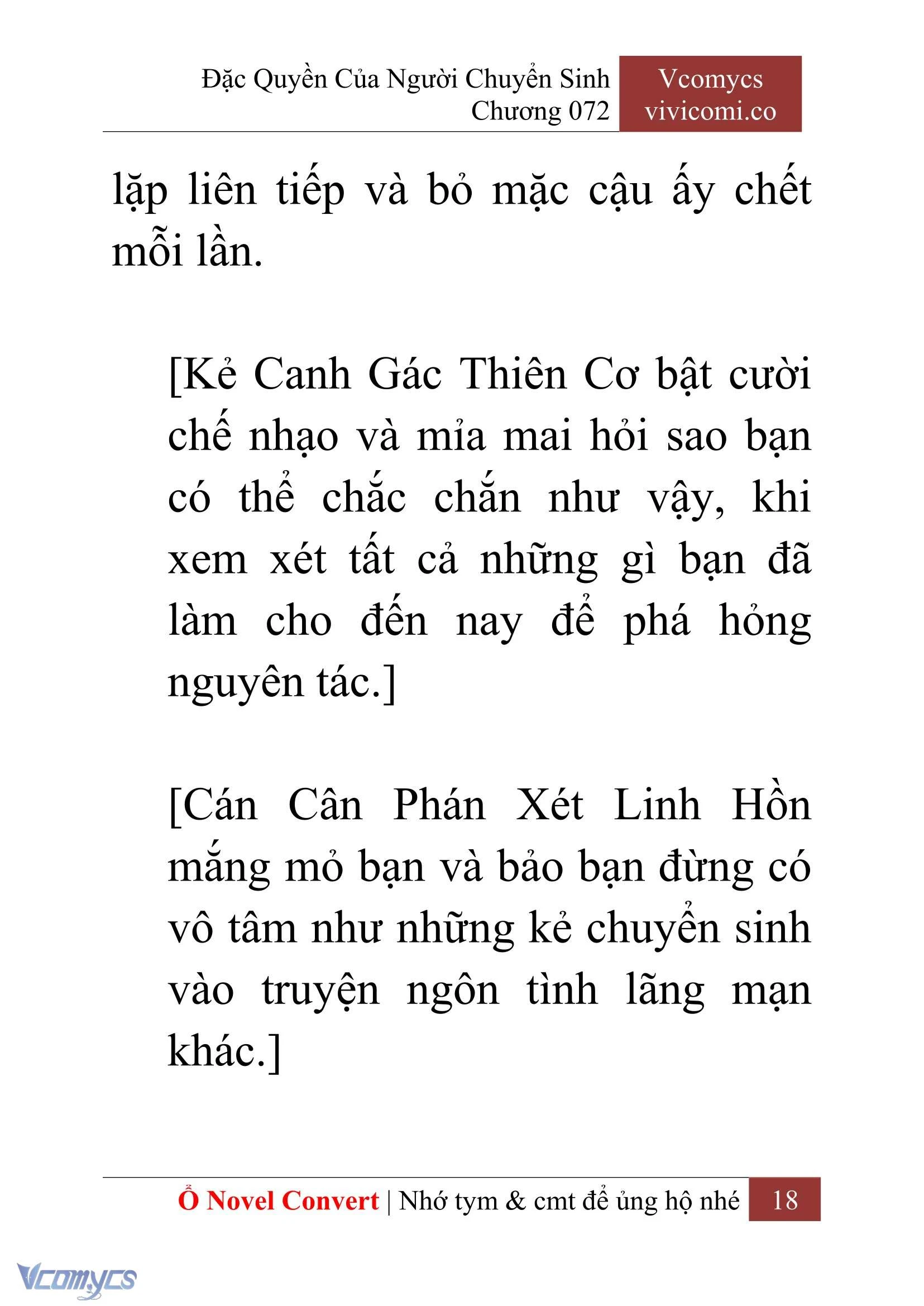 [Novel] Đặc Quyền Của Người Chuyển Sinh Chapter 72 - Trang 21