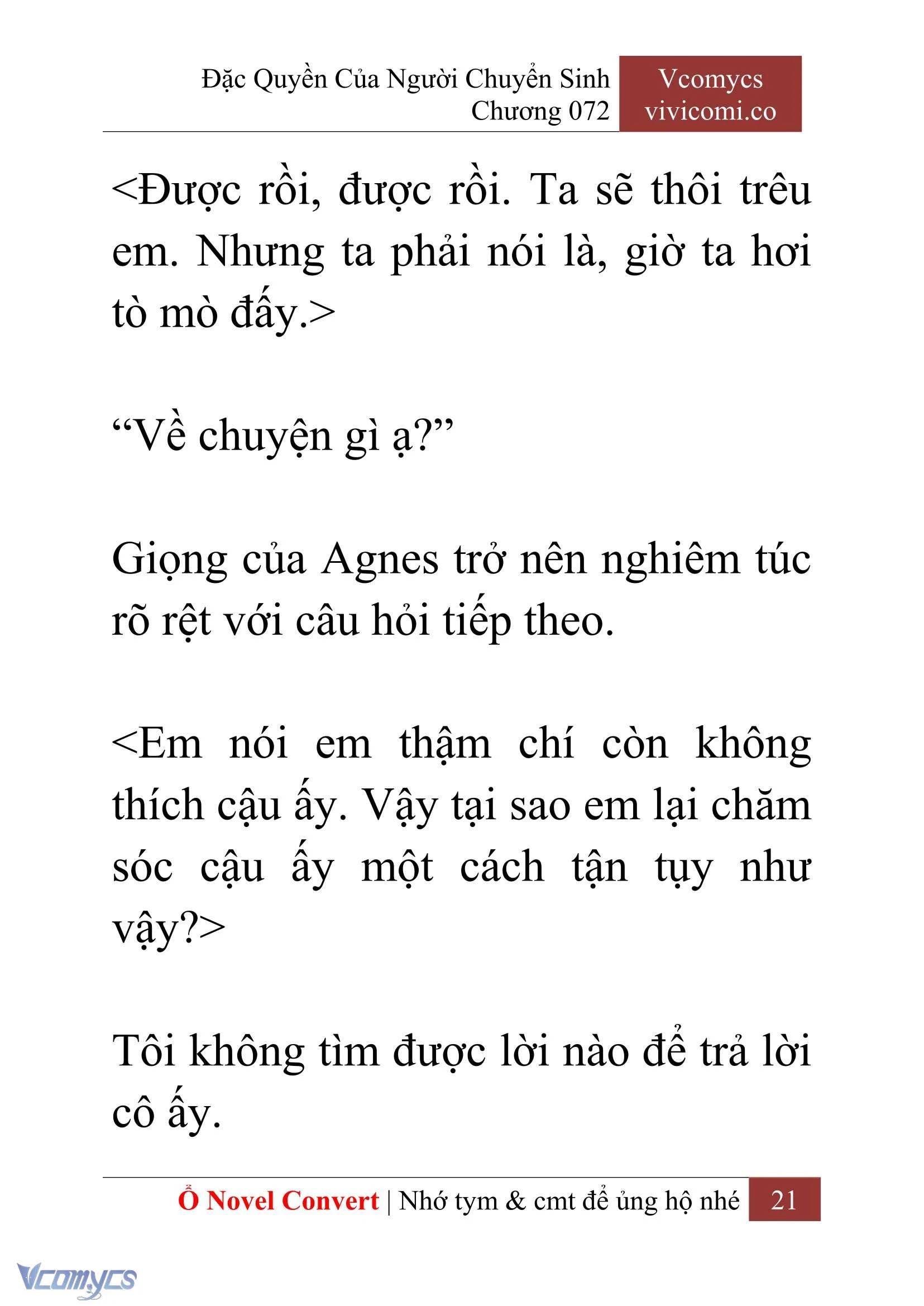 [Novel] Đặc Quyền Của Người Chuyển Sinh Chapter 72 - Trang 24