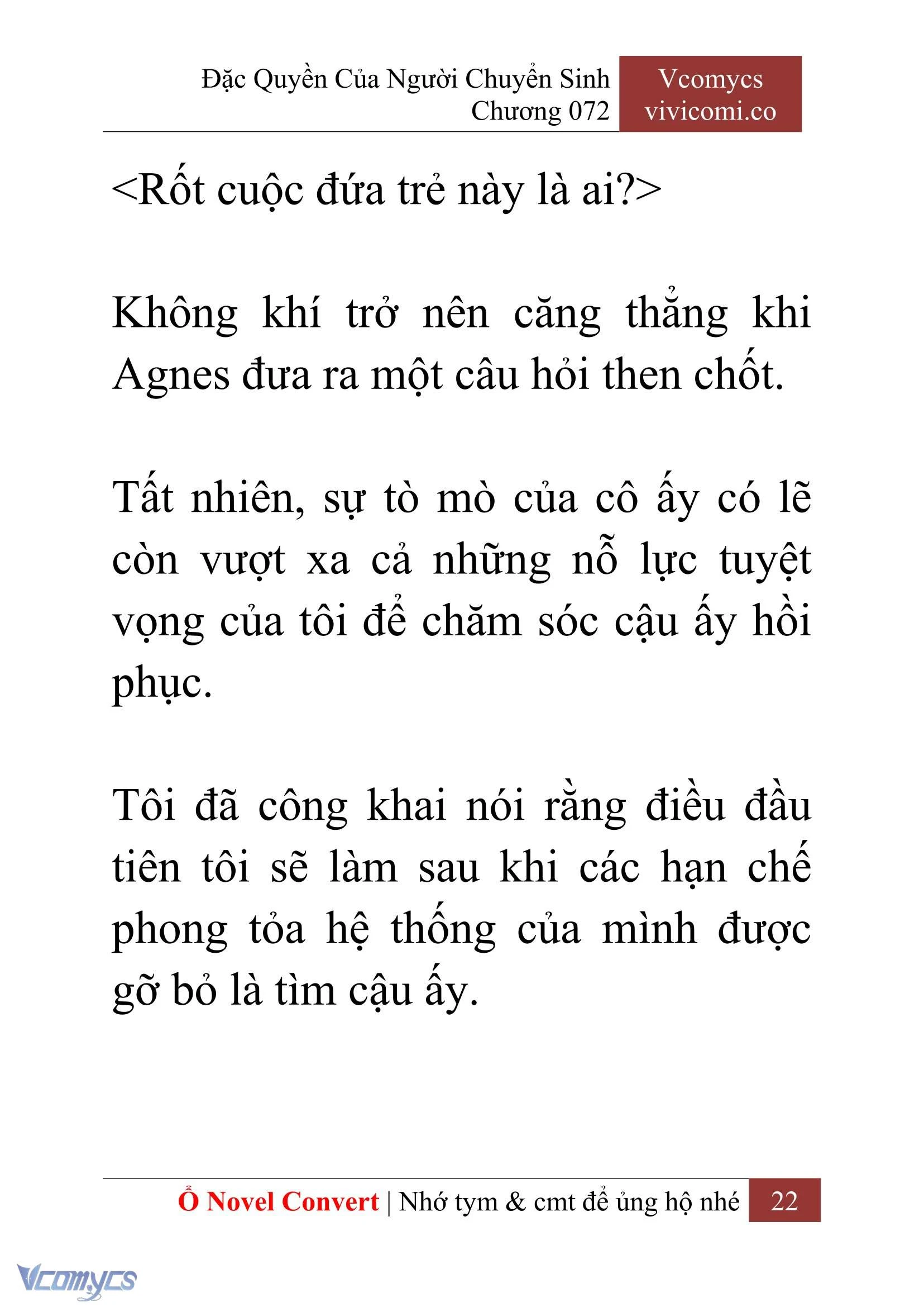 [Novel] Đặc Quyền Của Người Chuyển Sinh Chapter 72 - Trang 25