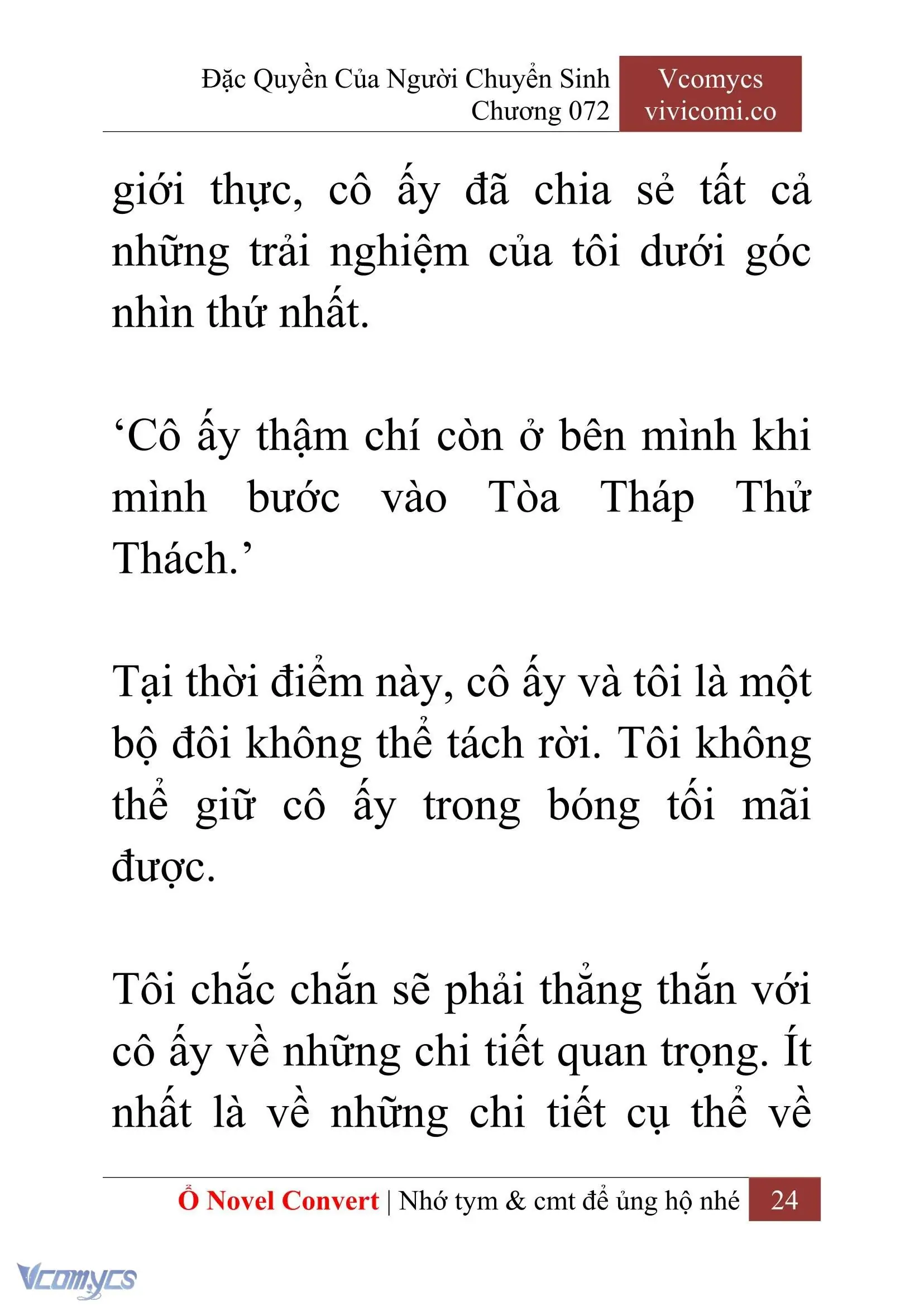 [Novel] Đặc Quyền Của Người Chuyển Sinh Chapter 72 - Trang 27