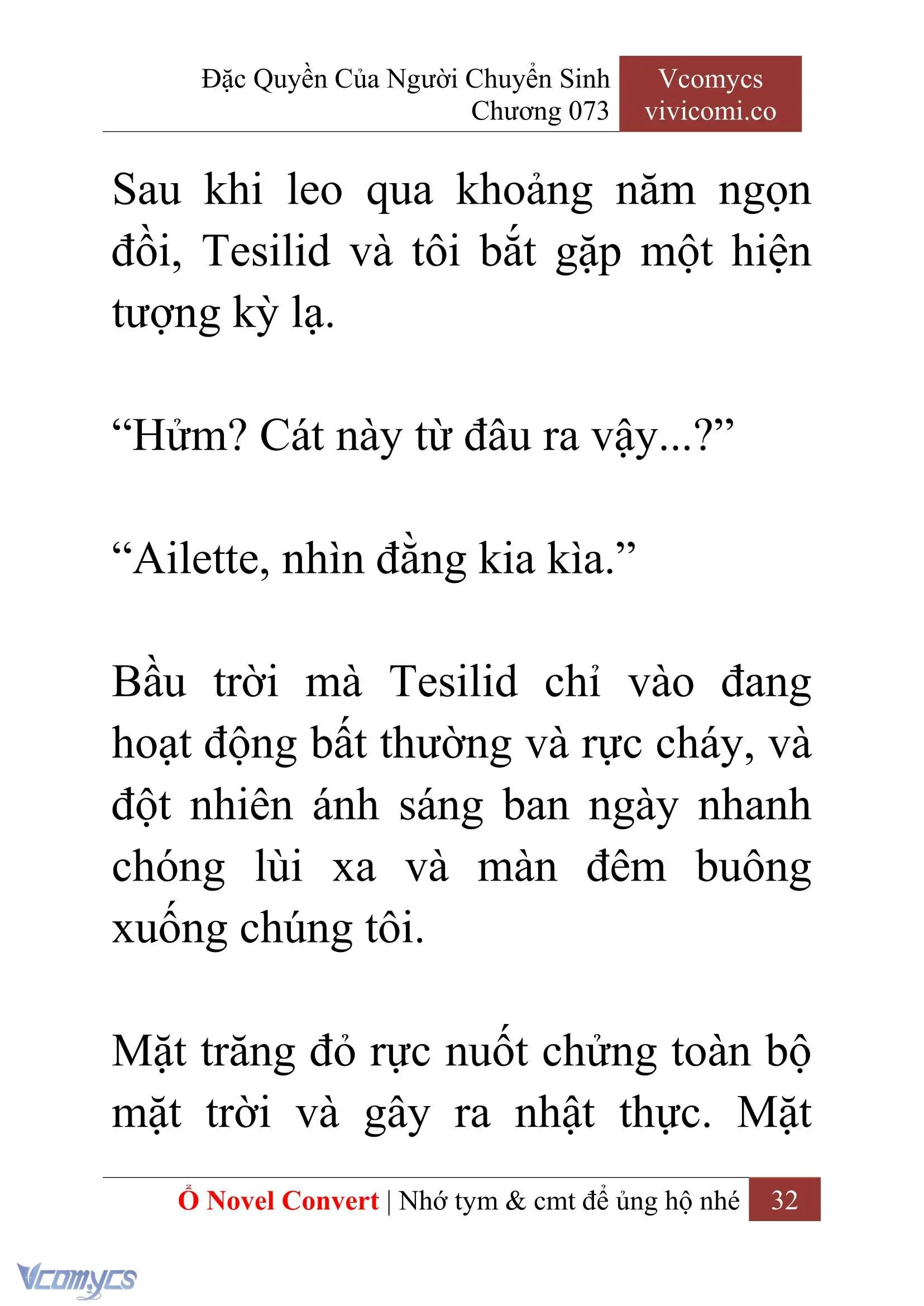 [Novel] Đặc Quyền Của Người Chuyển Sinh Chapter 73 - Trang 35