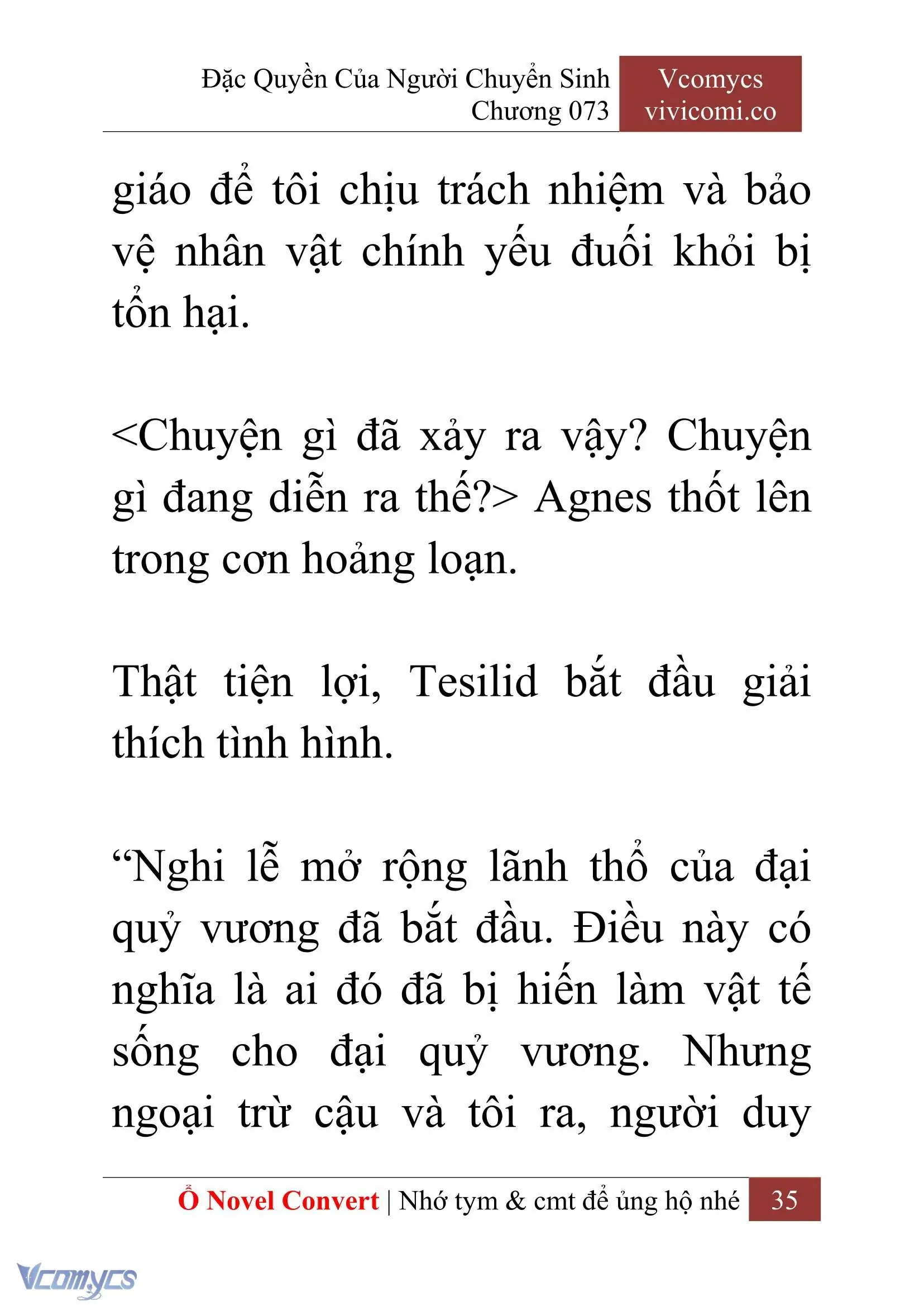 [Novel] Đặc Quyền Của Người Chuyển Sinh Chapter 73 - Trang 38